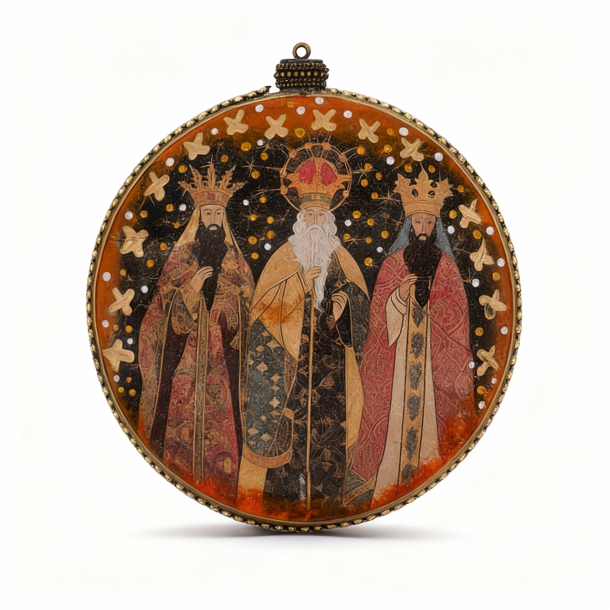 Medallón decorativo Reyes Magos 06