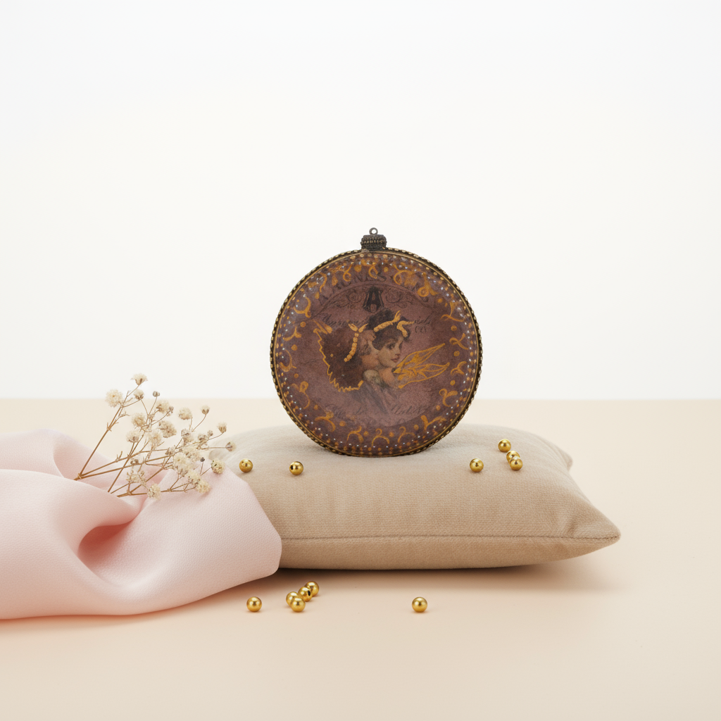 Medallón decorativo Ángeles Vintage 08