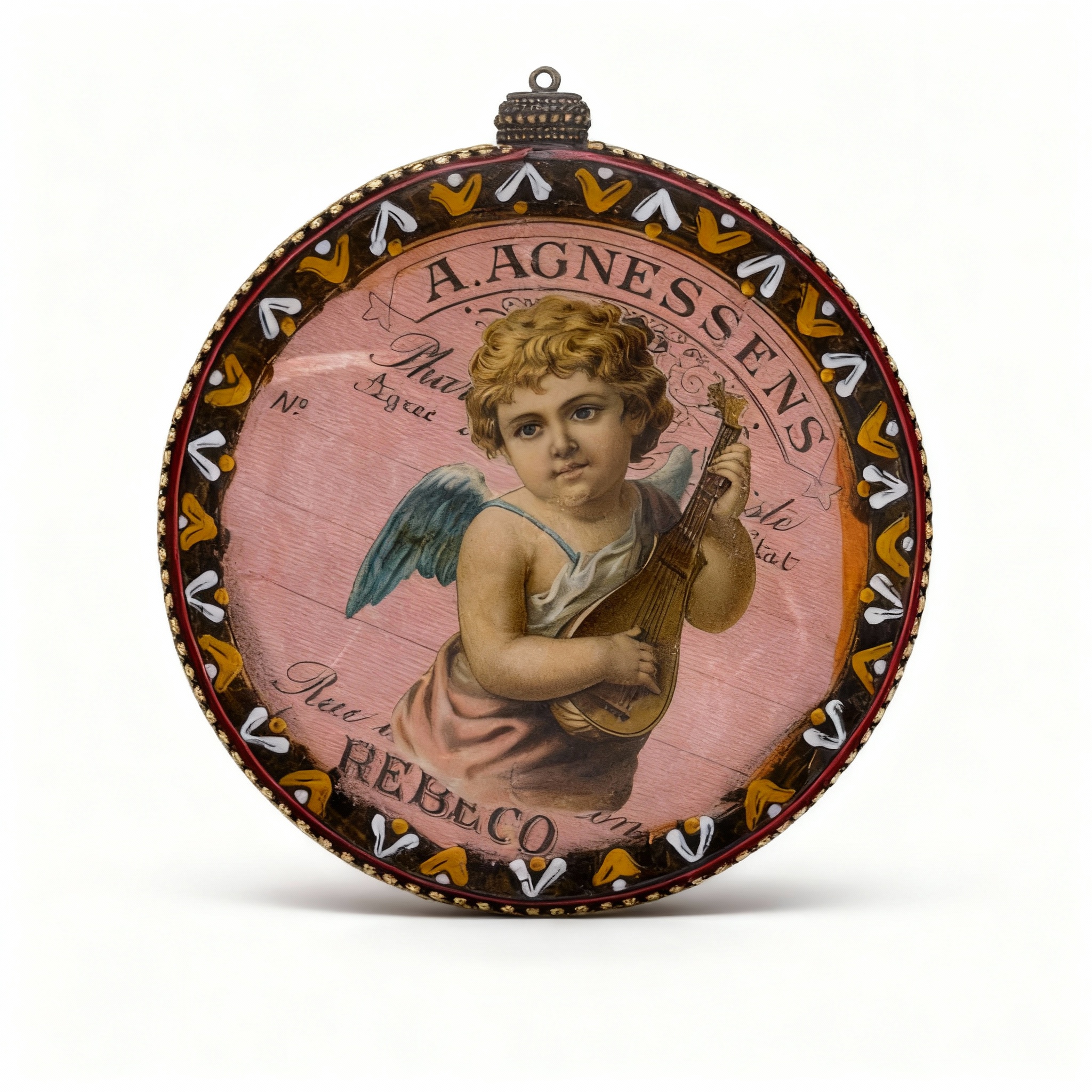 Medallón decorativo Ángeles Vintage 04