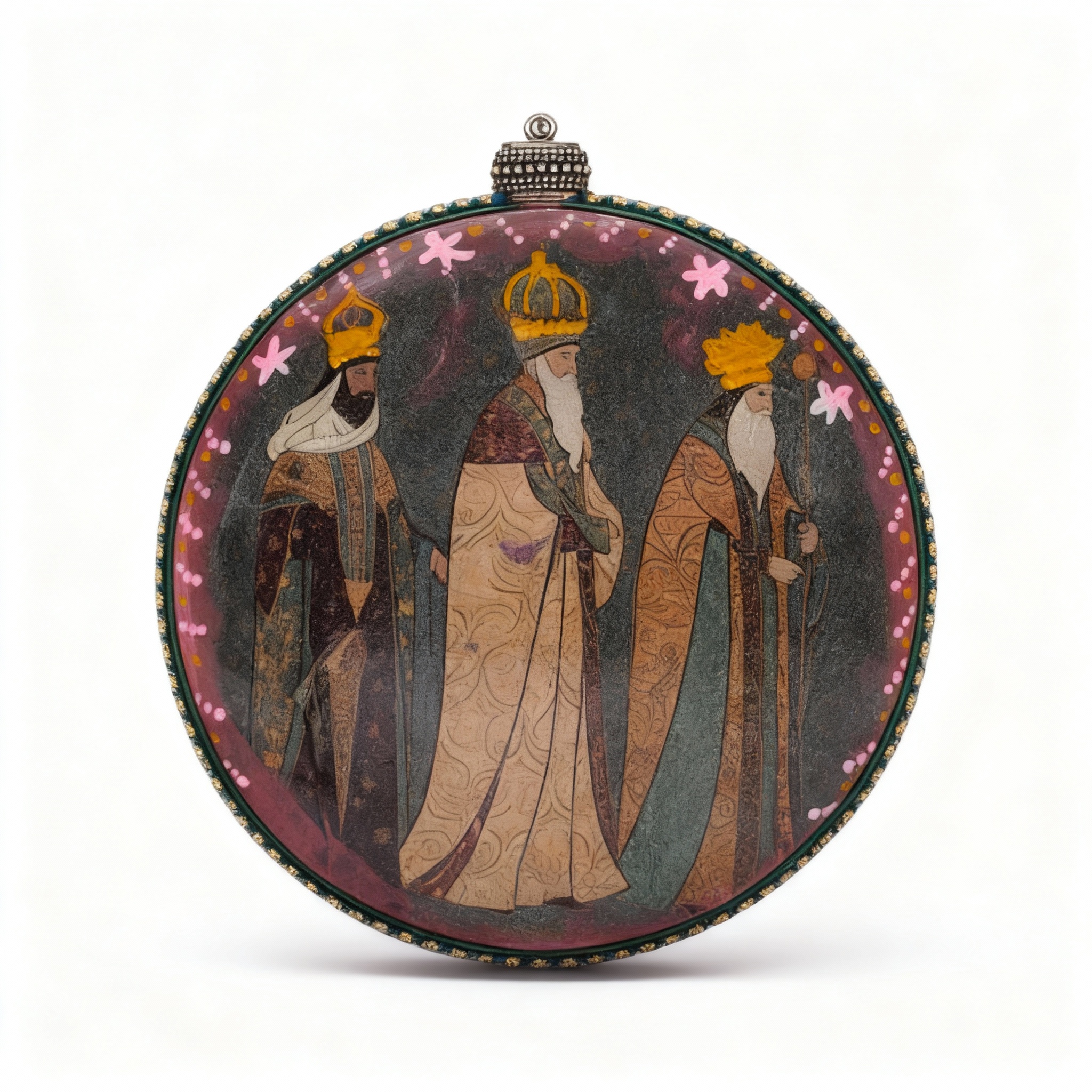 Medallón decorativo Reyes Magos 07