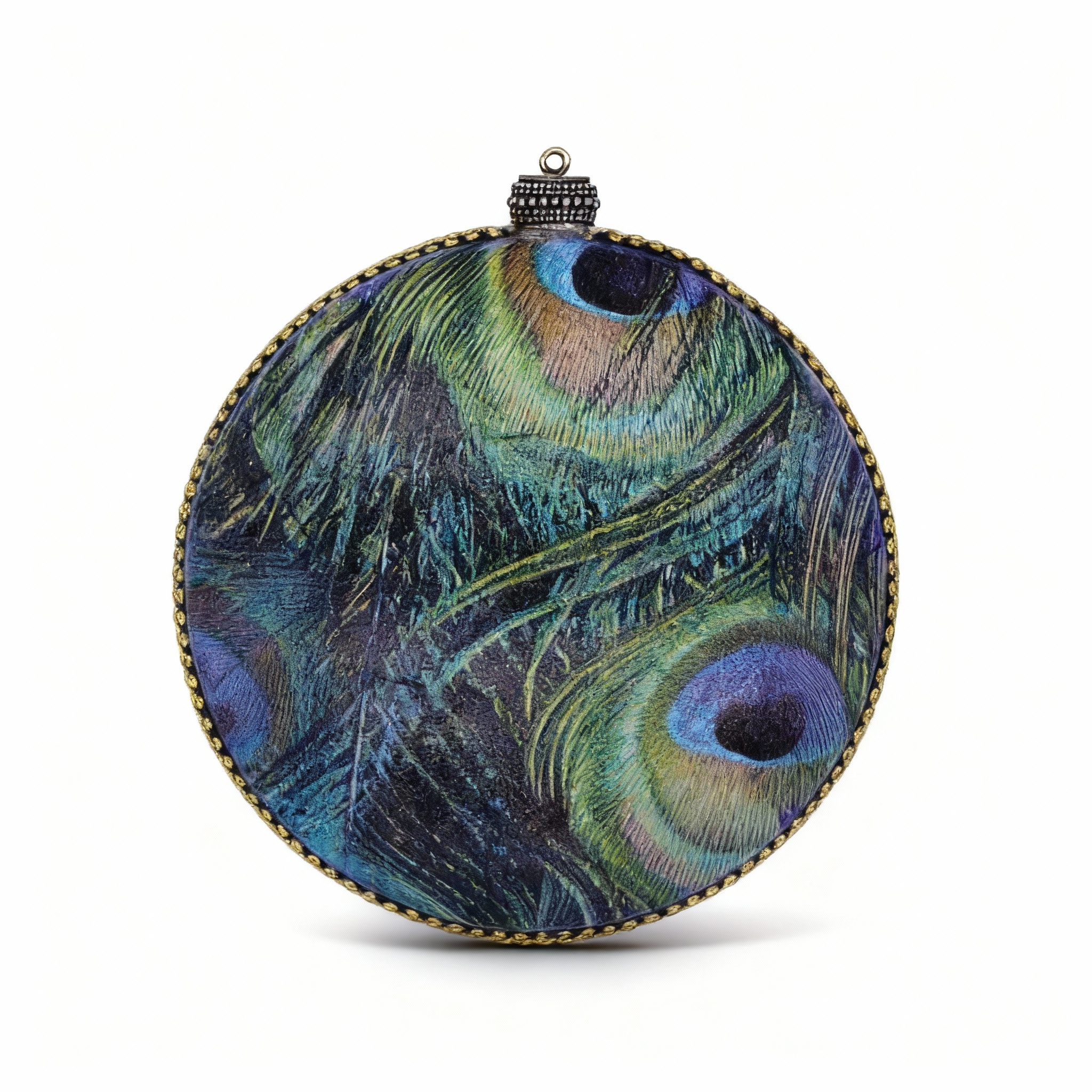 Medallón decorativo Pavo Real 04