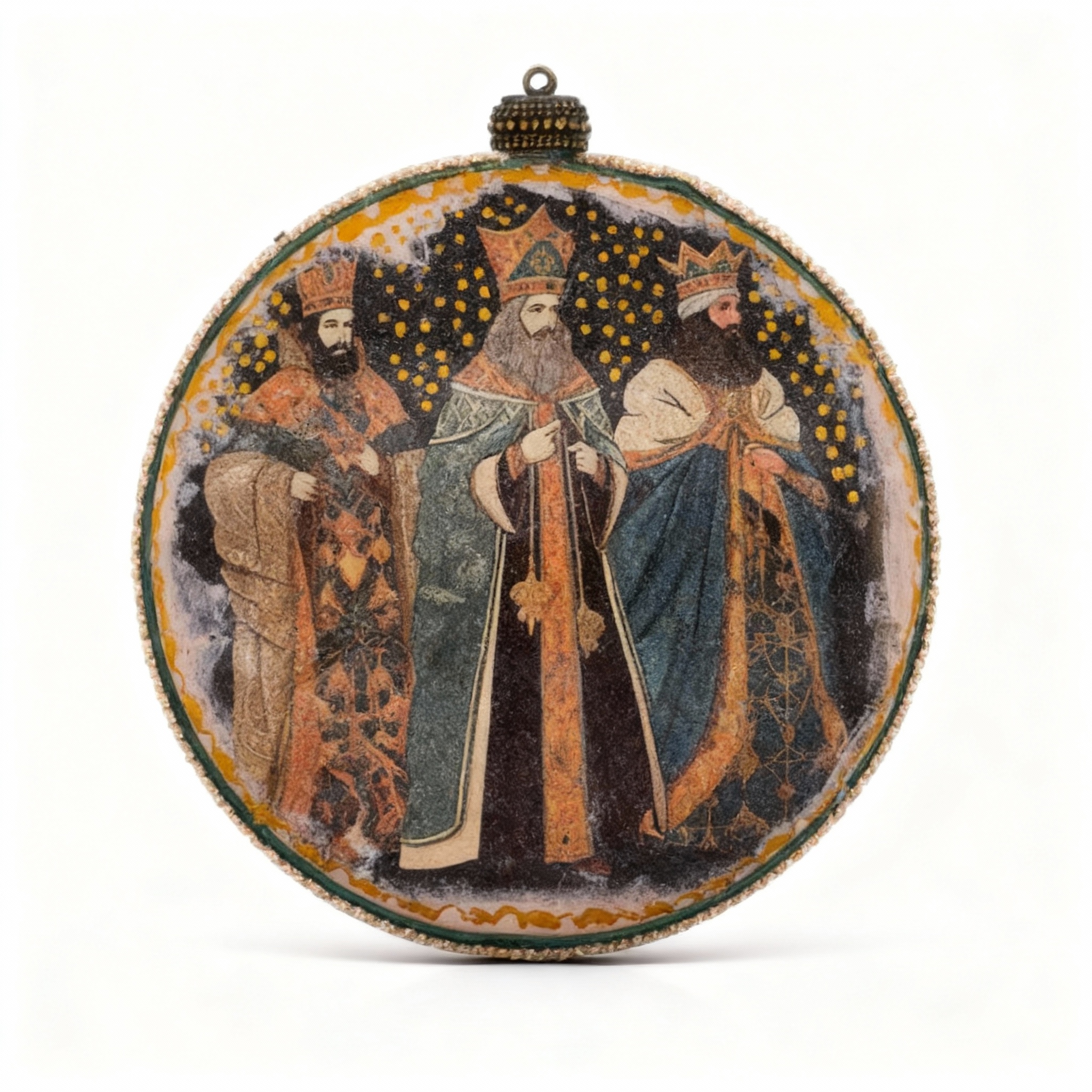 Medallón decorativo Reyes Magos 08