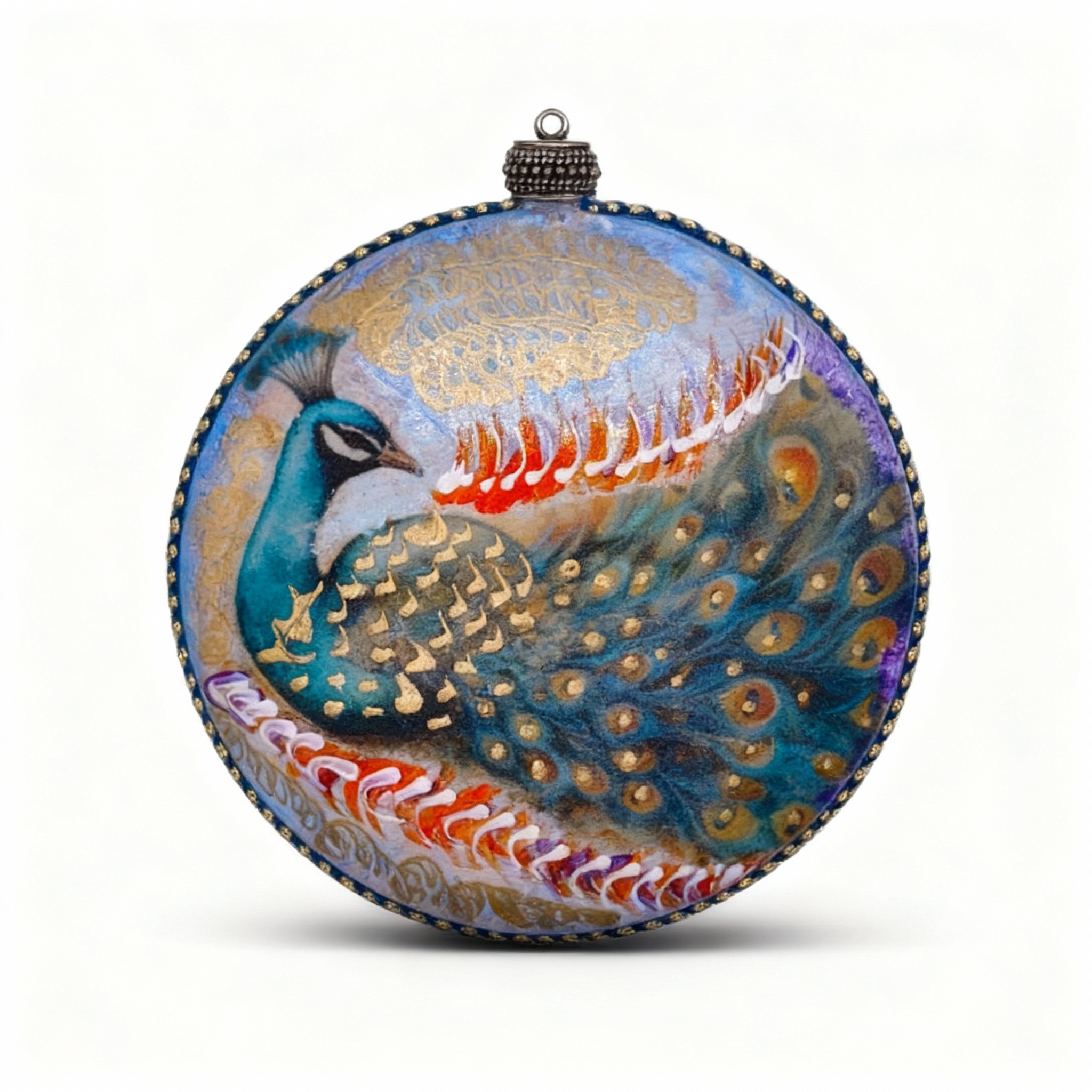 Medallón decorativo Pavo Real 06