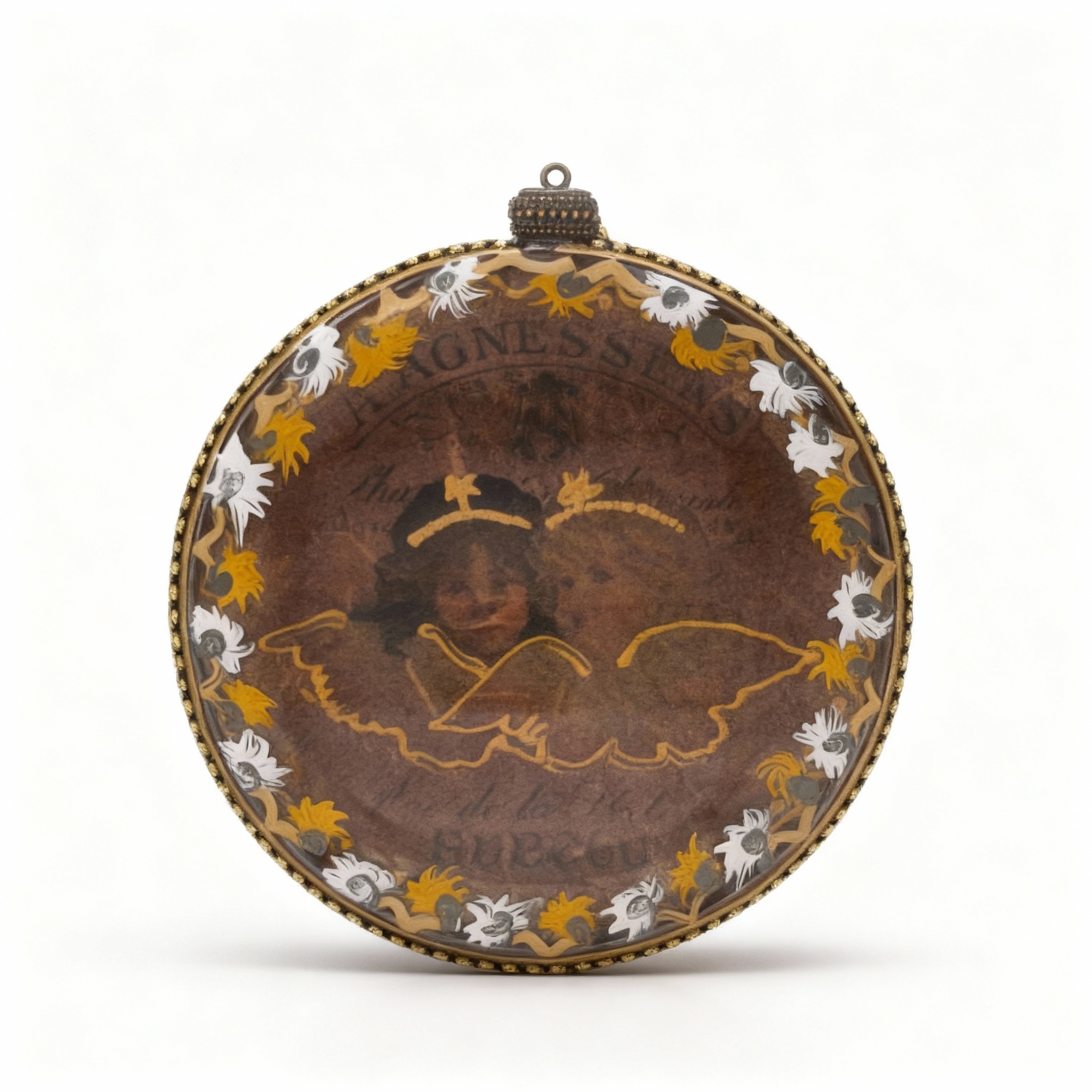 Medallón decorativo Ángeles Vintage 08