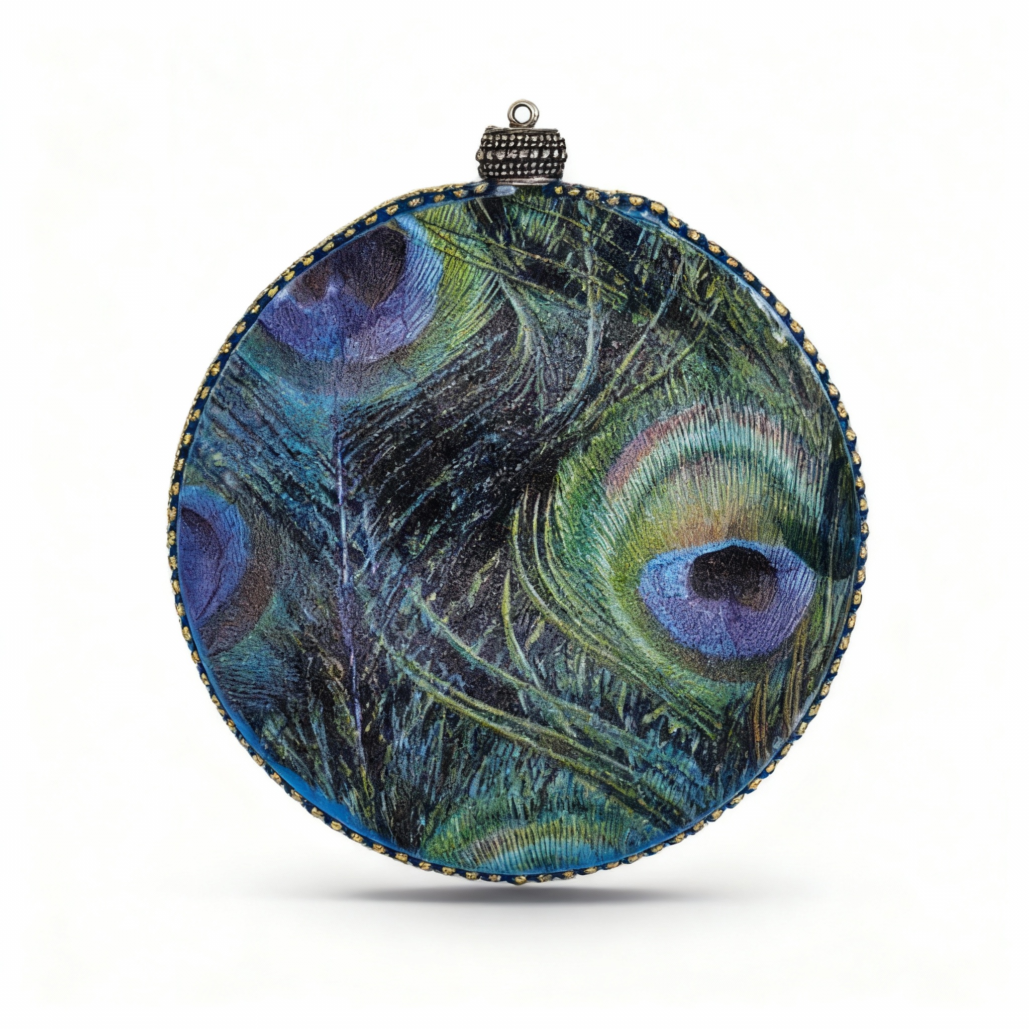 Medallón decorativo Pavo Real 01