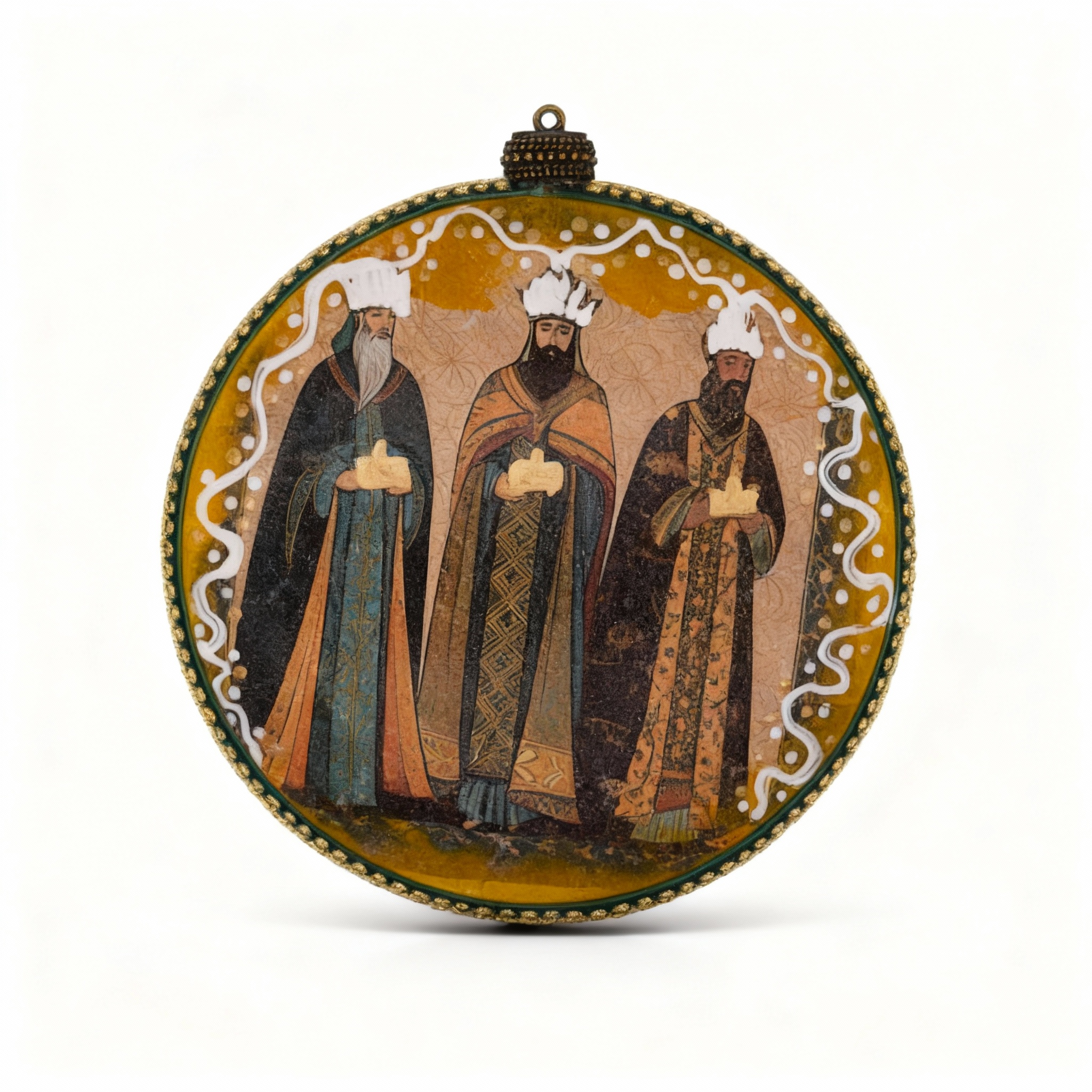 Medallón decorativo Reyes Magos 09
