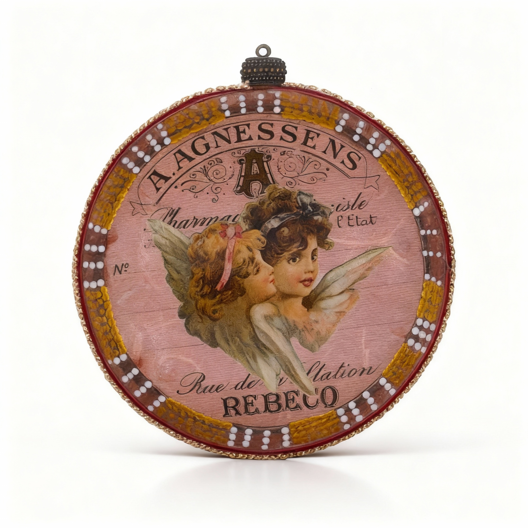 Medallón decorativo Ángeles Vintage 05