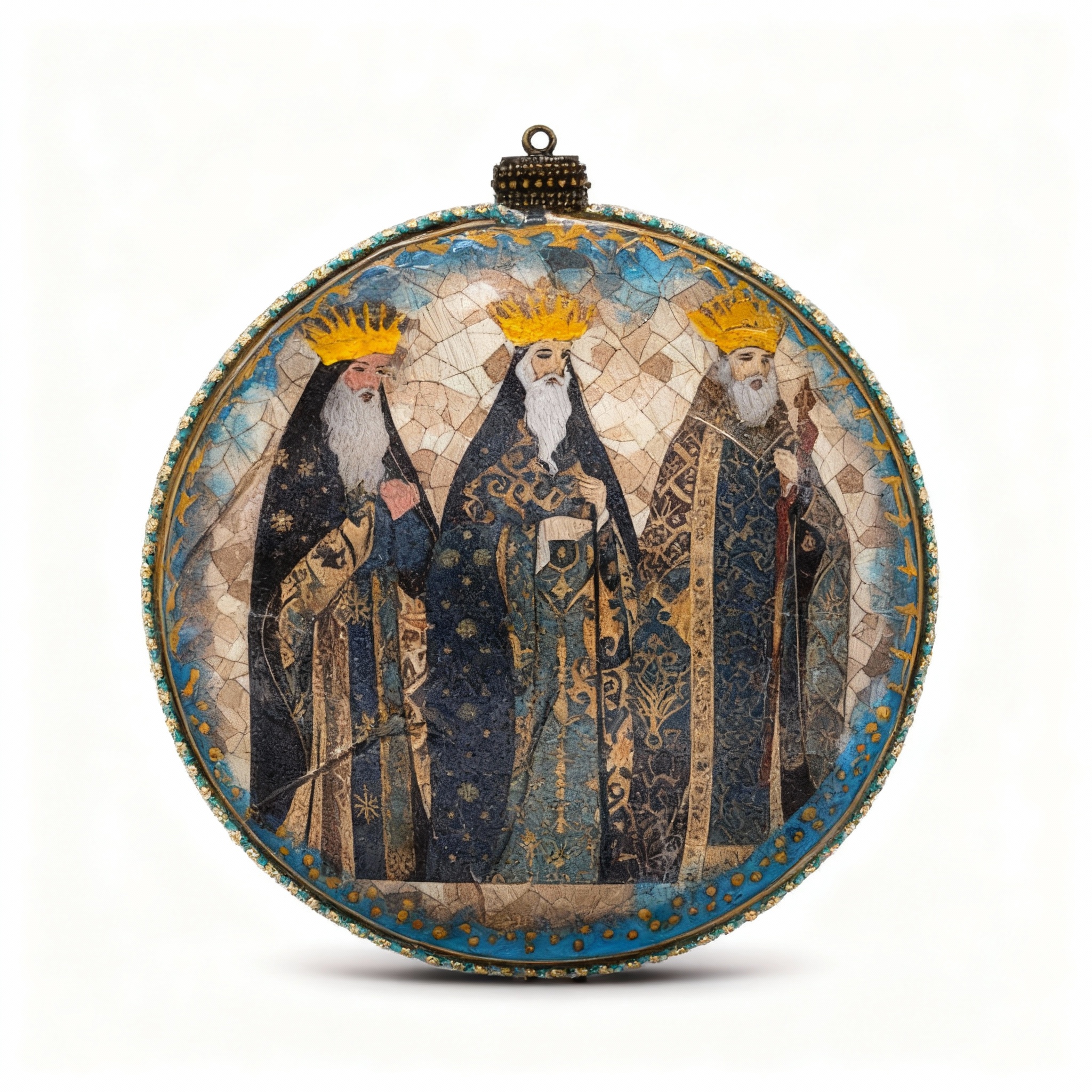 Medallón decorativo Reyes Magos 05