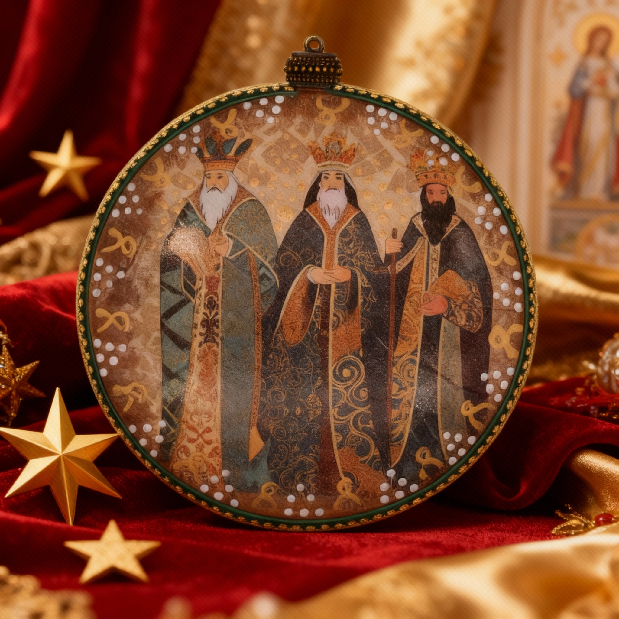 Medallón decorativo Reyes Magos 10
