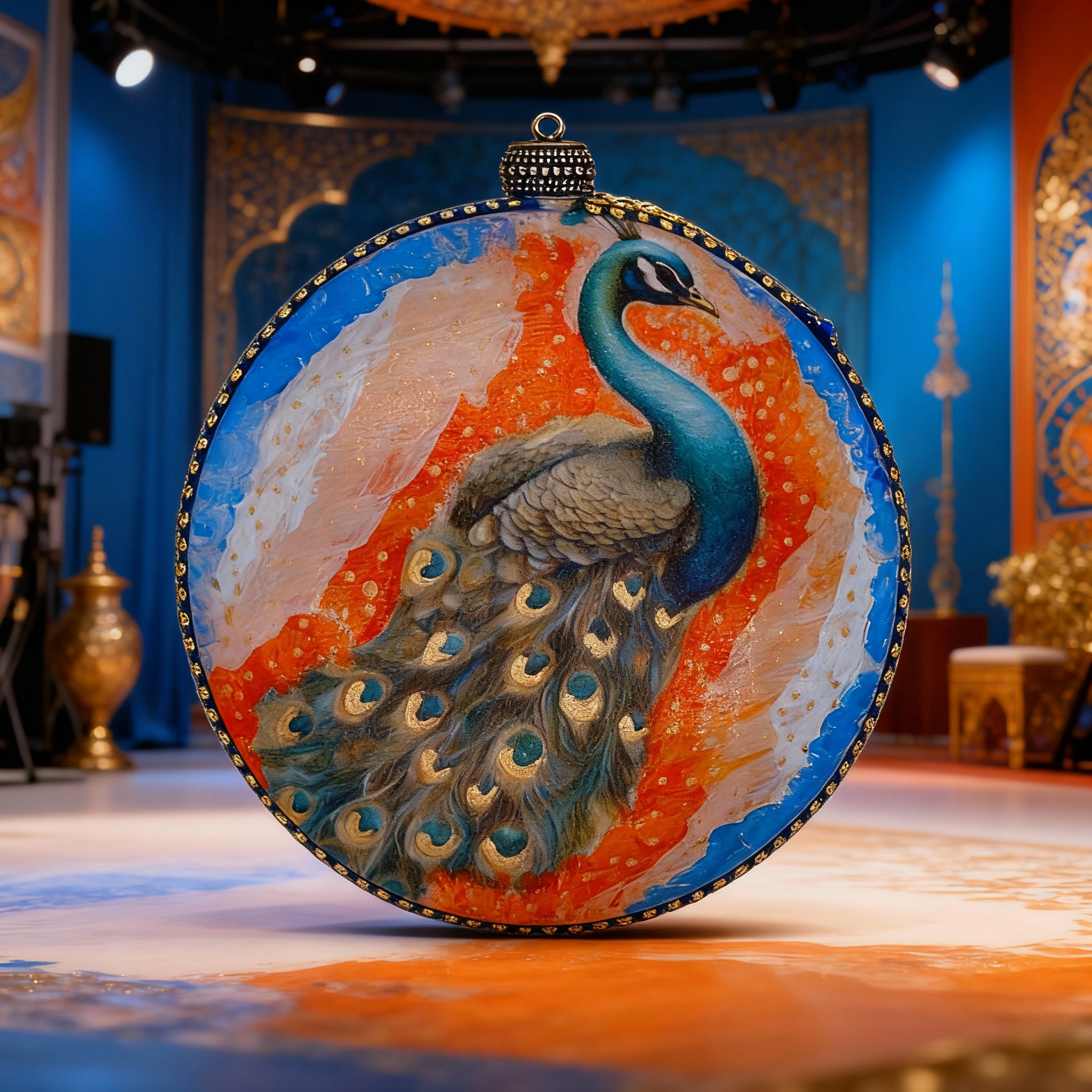 Medallón decorativo Pavo Real 05