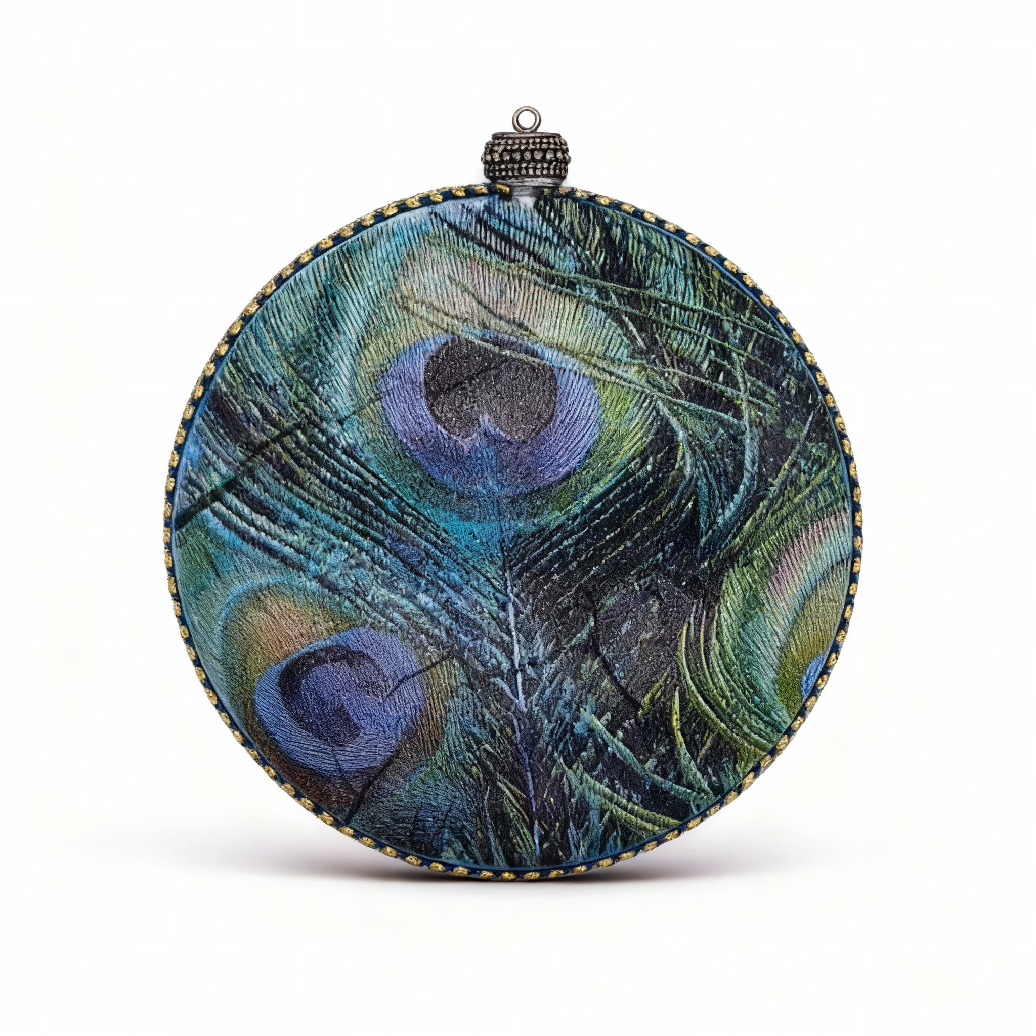 Medallón decorativo Pavo Real 06