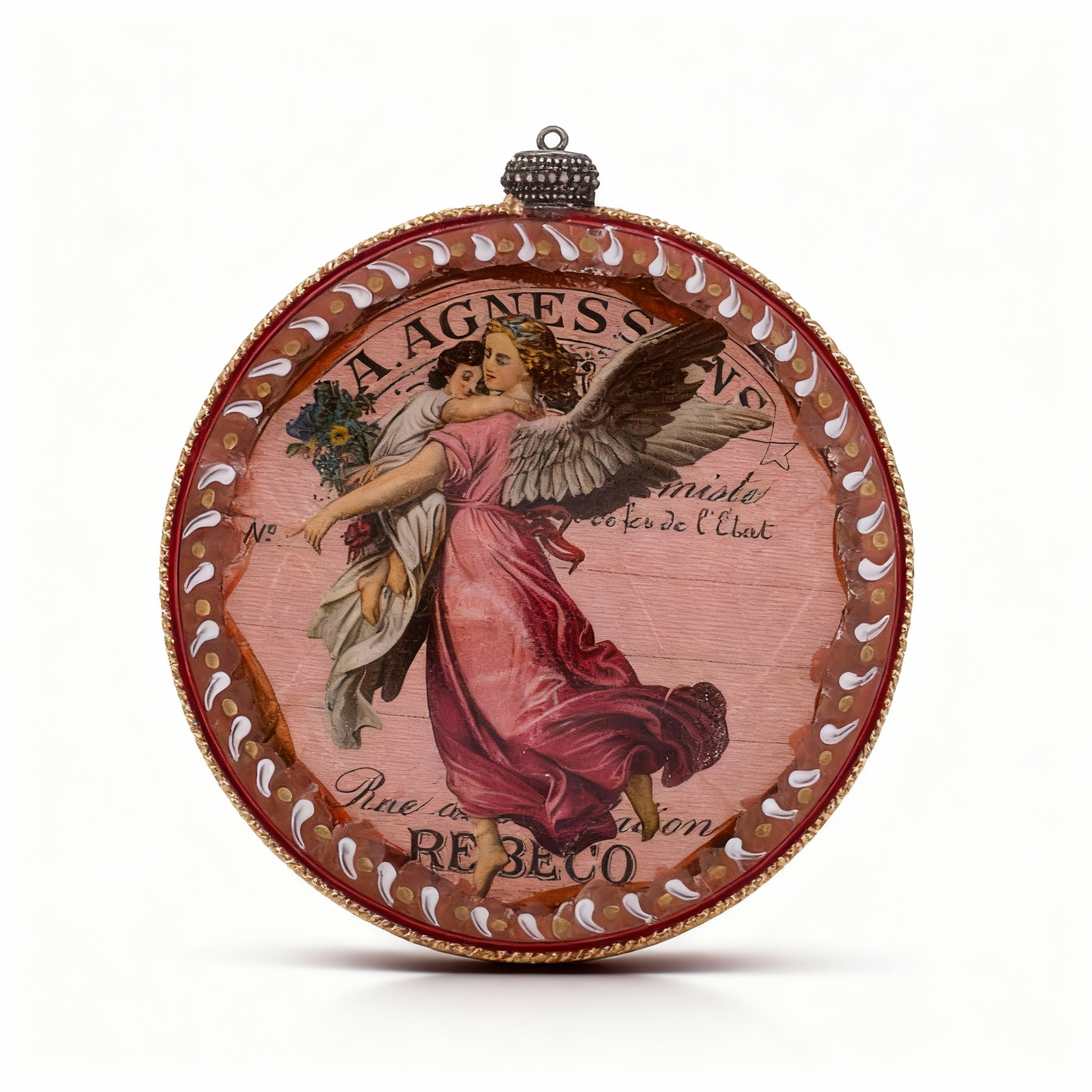 Medallón decorativo Ángeles Vintage 02