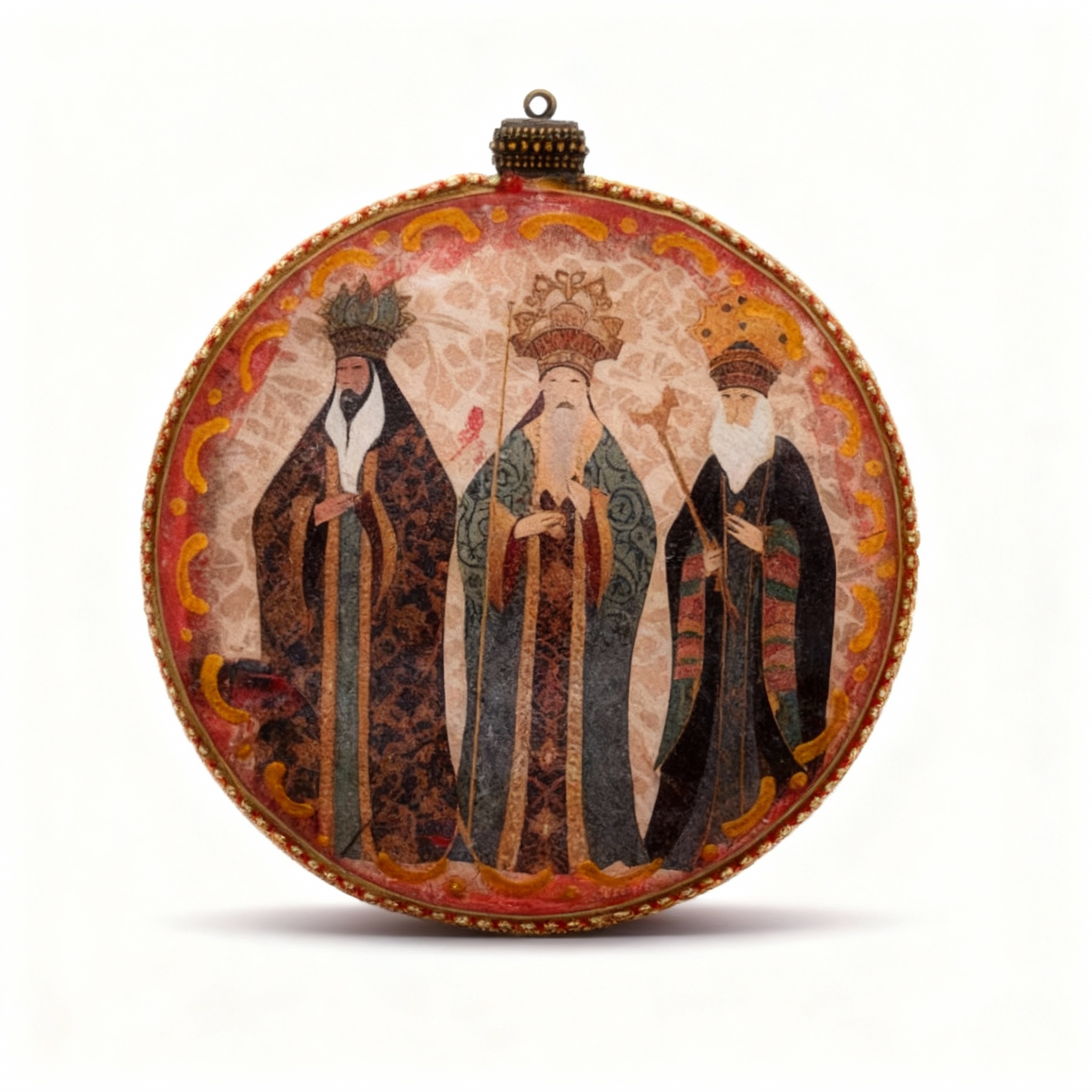Medallón decorativo Reyes Magos 04