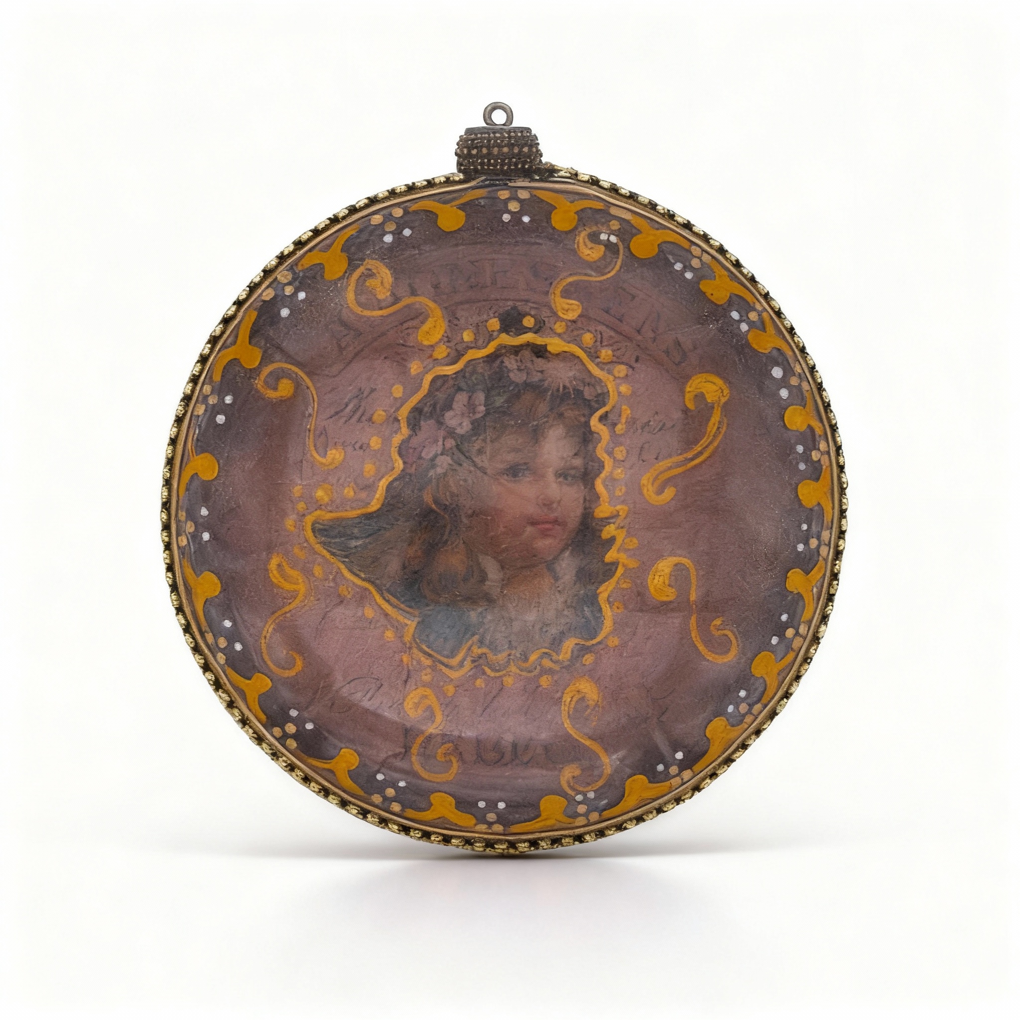 Medallón decorativo Ángeles Vintage 07