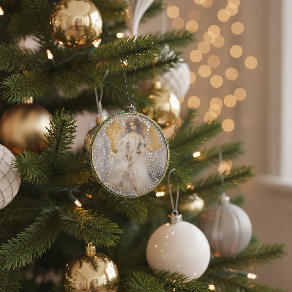 Medallón decorativo Ángeles 05