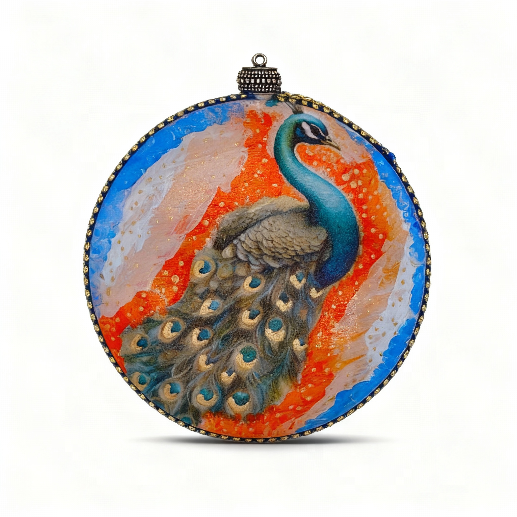 Medallón decorativo Pavo Real 05