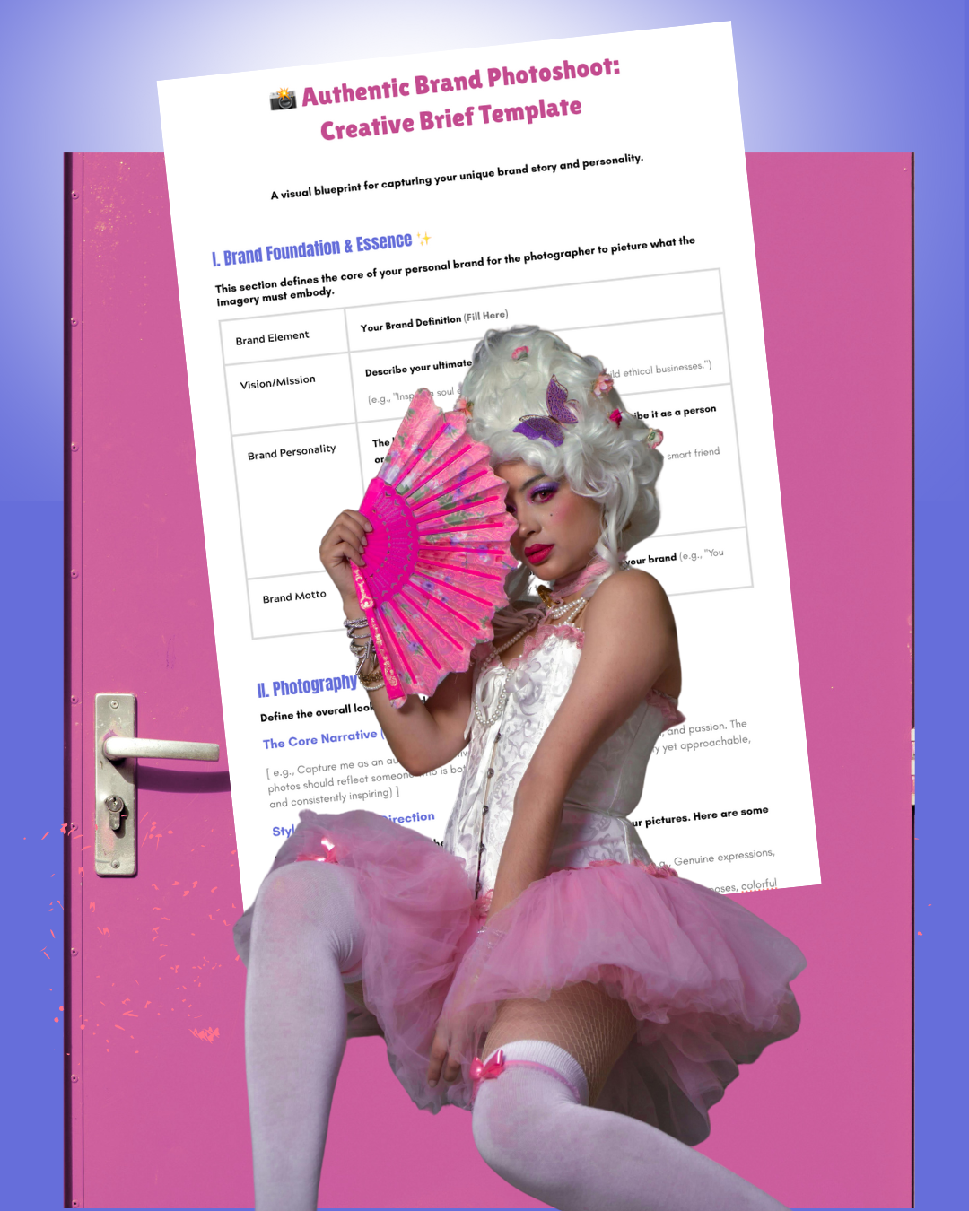 Creative Brief Template for Authentic Brand Photoshoot