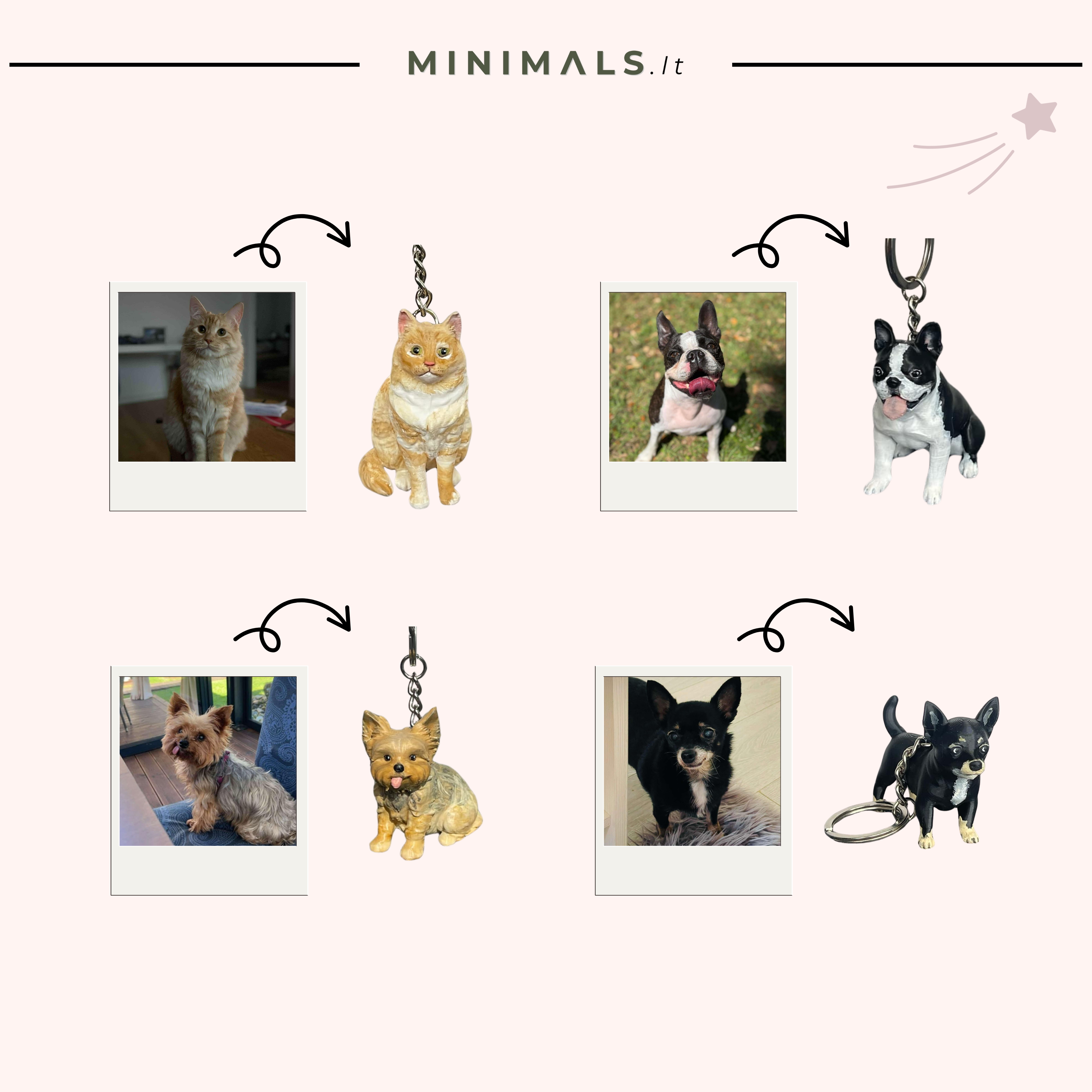 PRE-ORDER: Tavo augintinio raktų pakabukas