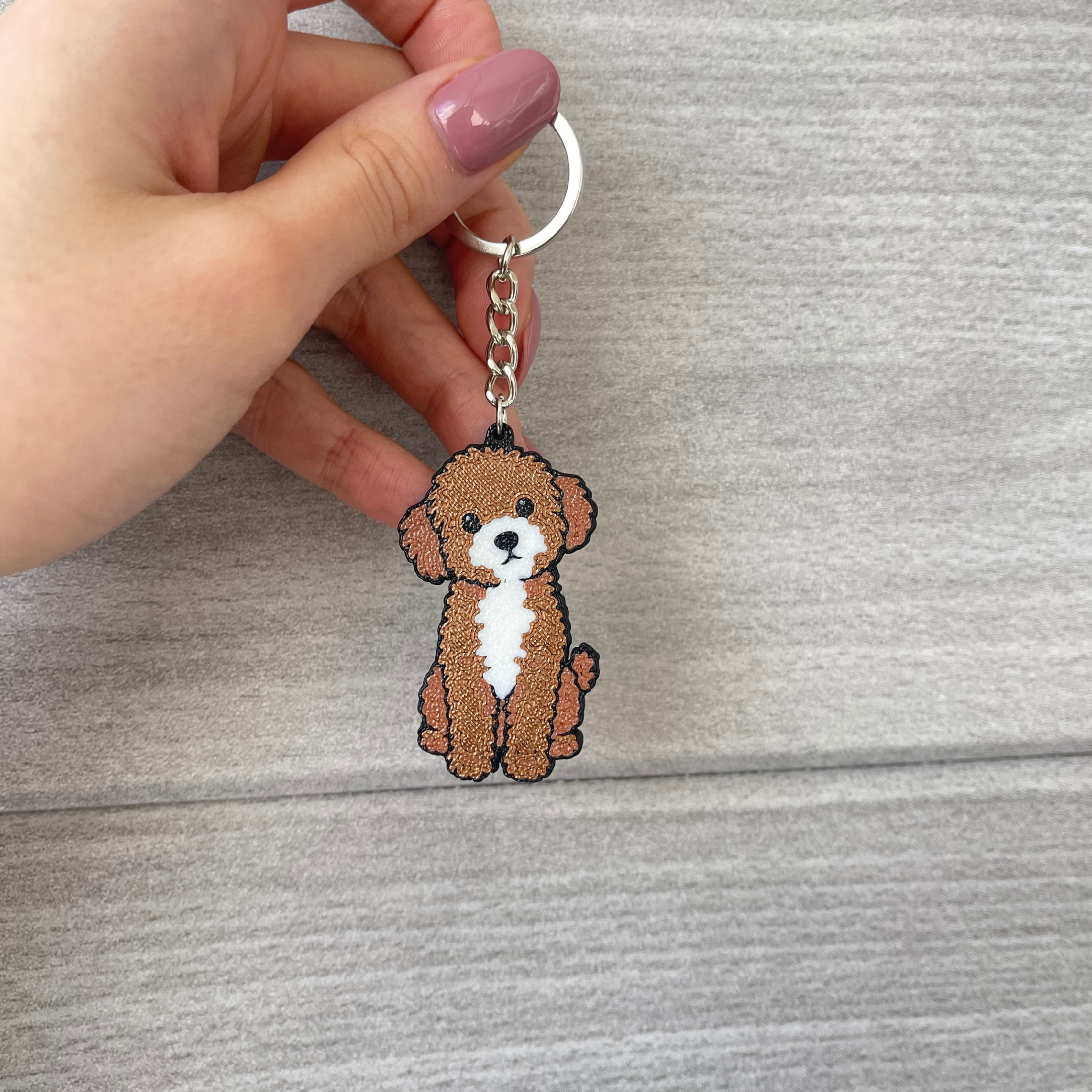 Tavo augintinio 2D raktų pakabukas