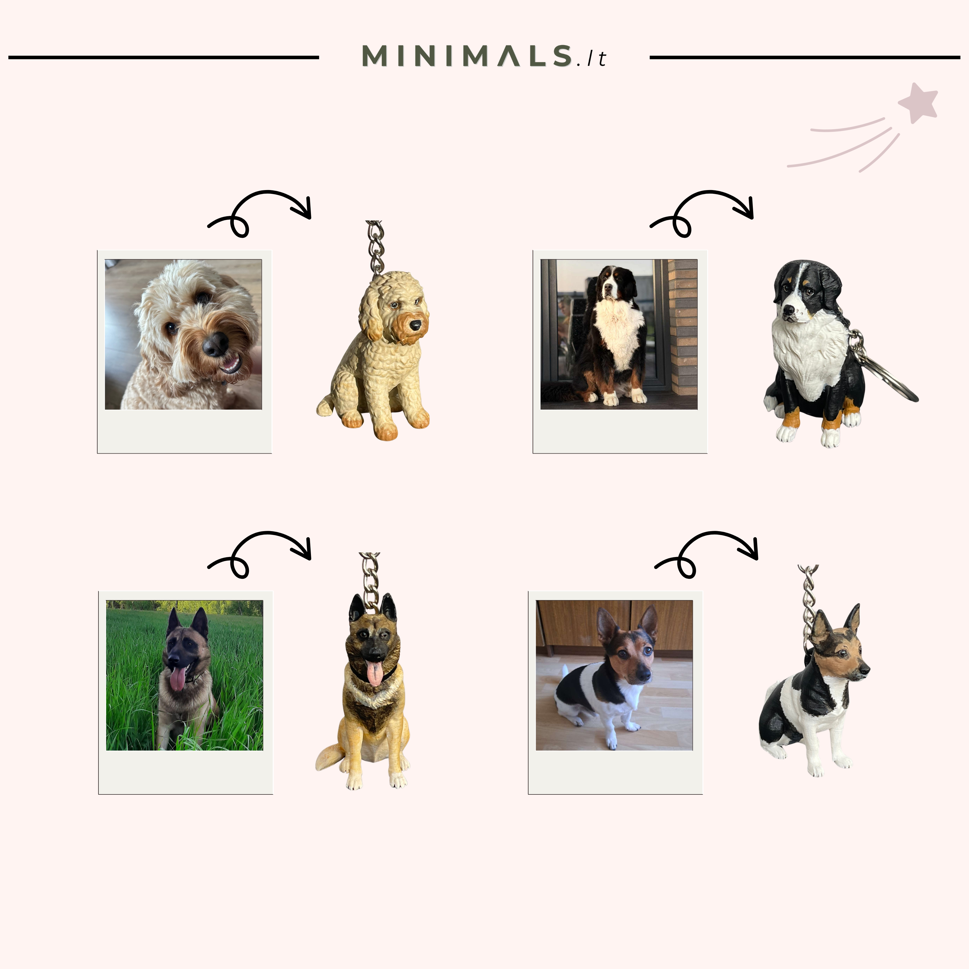 PRE-ORDER: Tavo augintinio raktų pakabukas