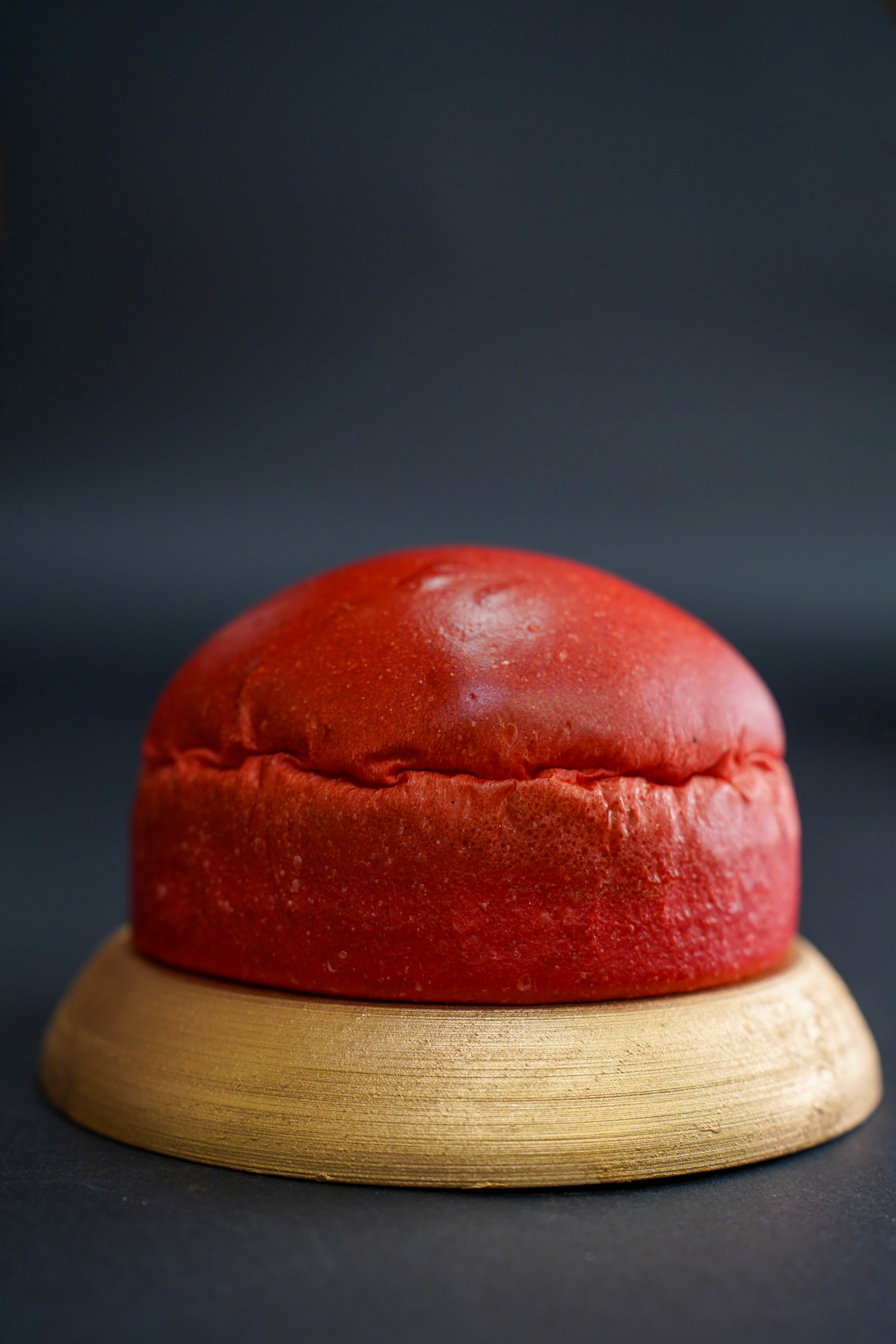 Red High Bun