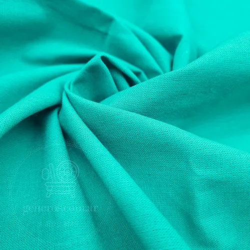 Poplin verde Indanthren impermeable
