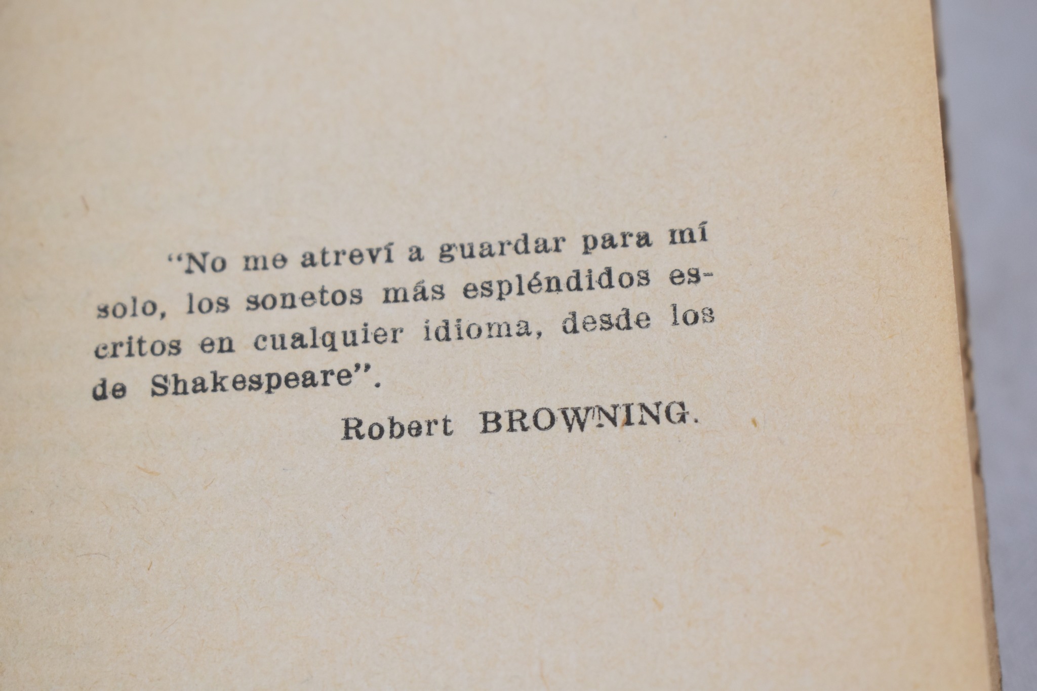 ELIZABETH BARRET BROWLING - SONETOS DEL PORTUGUES. 1942