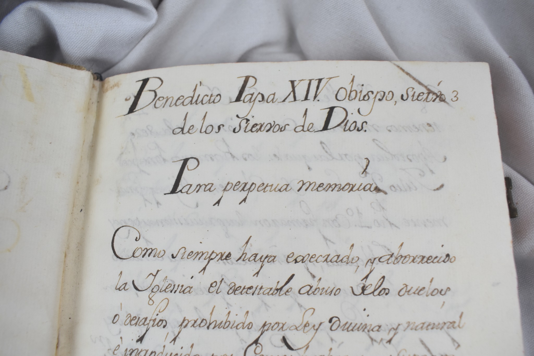 MANUSCRITO SIGLO XVIII "Marques d Valdeolmos y d la Torrecilla".