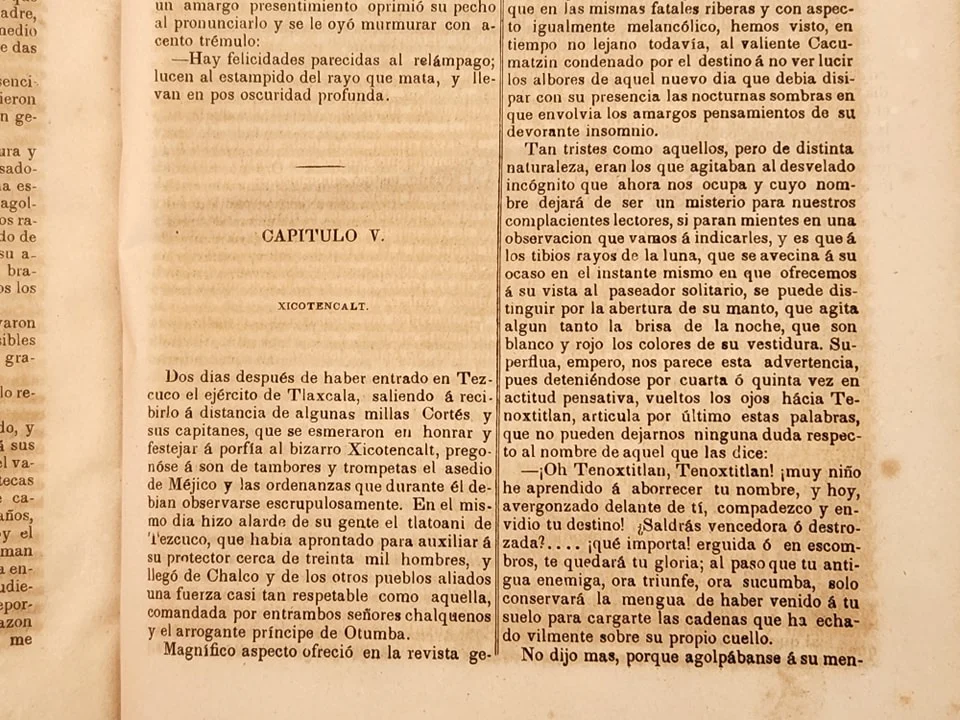 GUATIMOZIN ÚLTIMO EMPERADOR DE MÉXICO. 1853