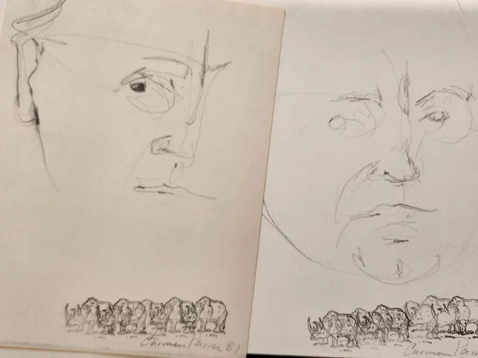 OCHO ESBOZOS DE AUGUSTO MONTERROSO POR CARMEN PARRA