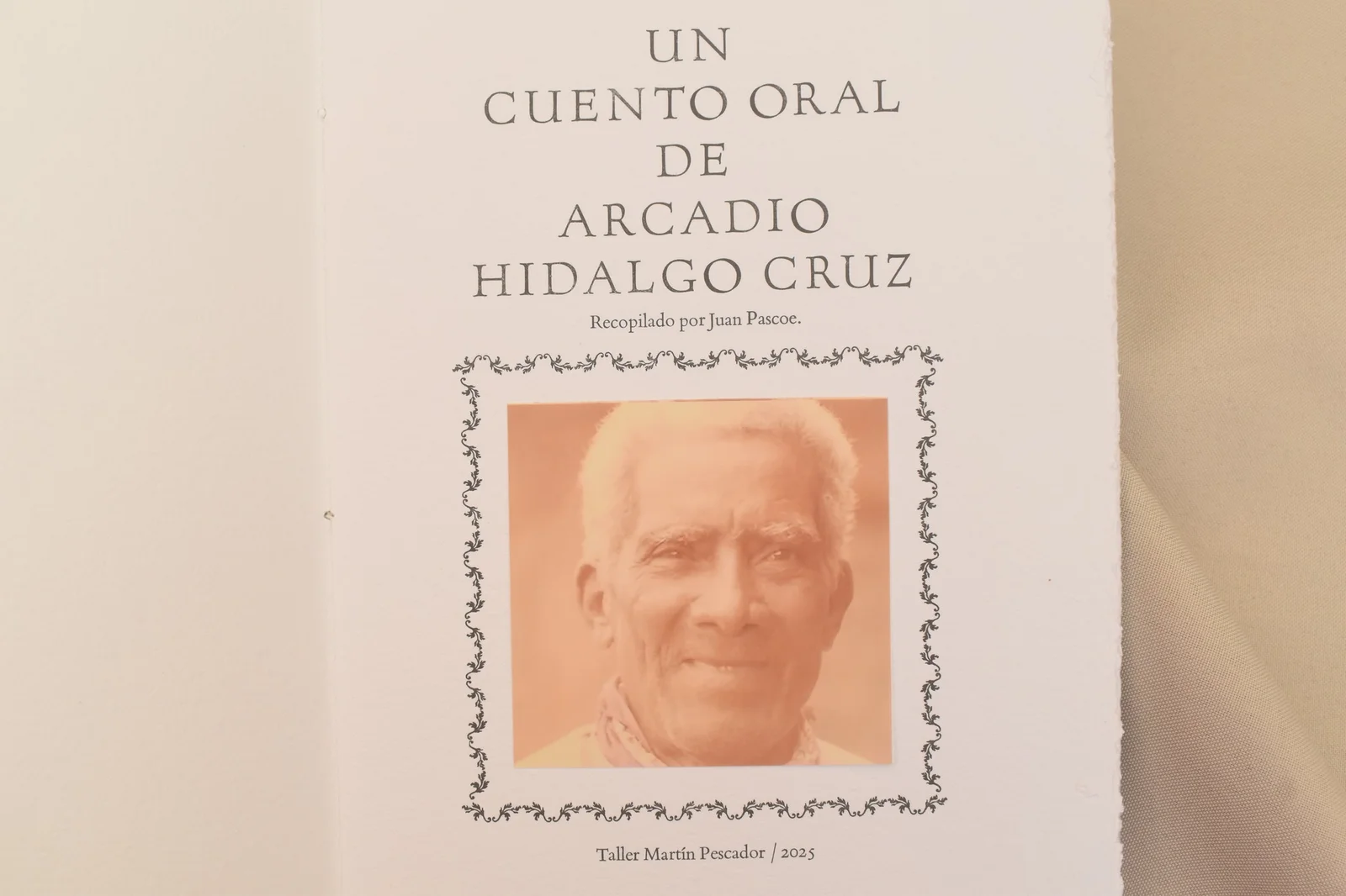 UN CUENTO ORAL DE ARCADIO HIDALGO CRUZ