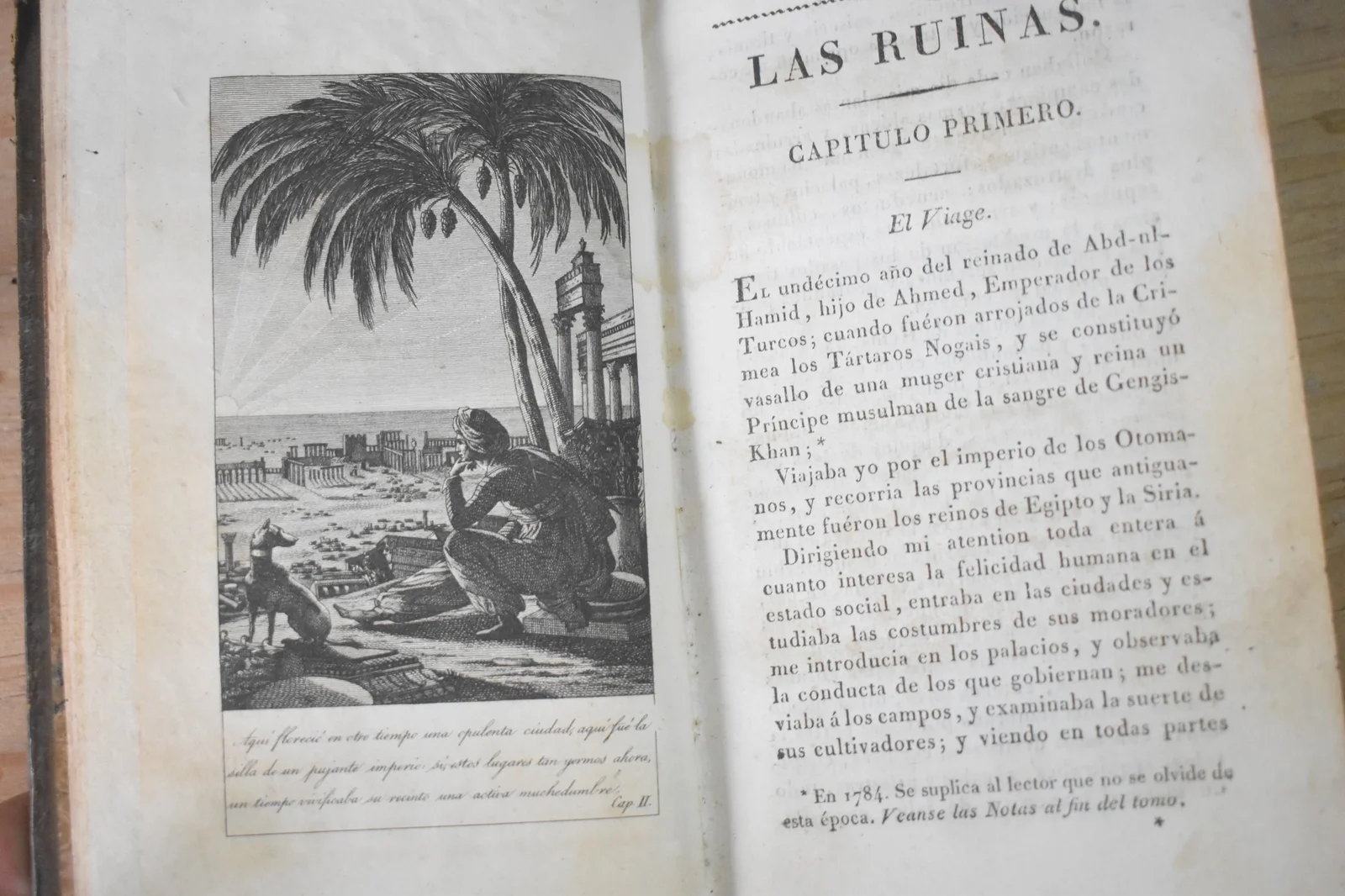 C. F. VOLNEY - LAS RUINAS O MEDITACIONES SOBRE LAS REVOLUCIONES DE LOS IMPERIOS 1822