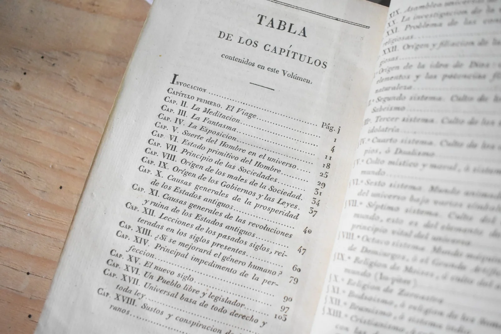 C. F. VOLNEY - LAS RUINAS O MEDITACIONES SOBRE LAS REVOLUCIONES DE LOS IMPERIOS 1822