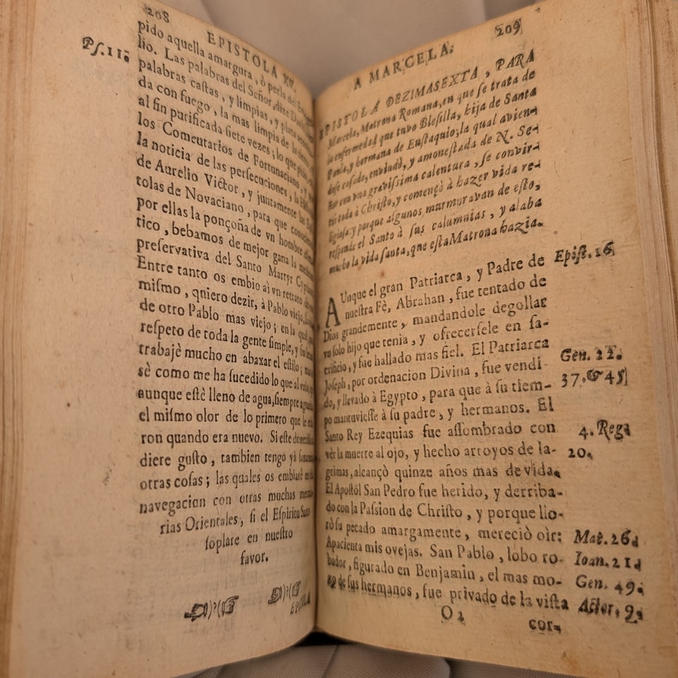 EPISTOLAS SELECTAS DEL MAXIMO DOCTOR DE LA IGLESIA SAN GERONIMO 1694