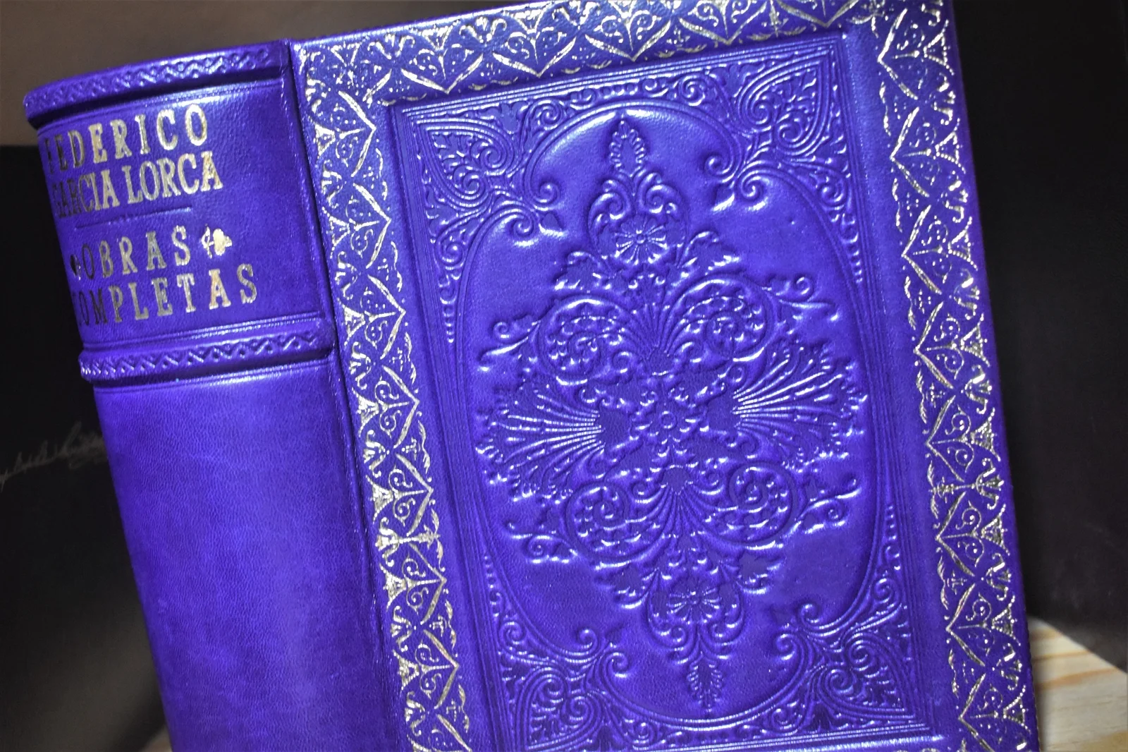 FEDERICO GARCÍA LORCA - OBRAS COMPLETAS. CUERO MORADO