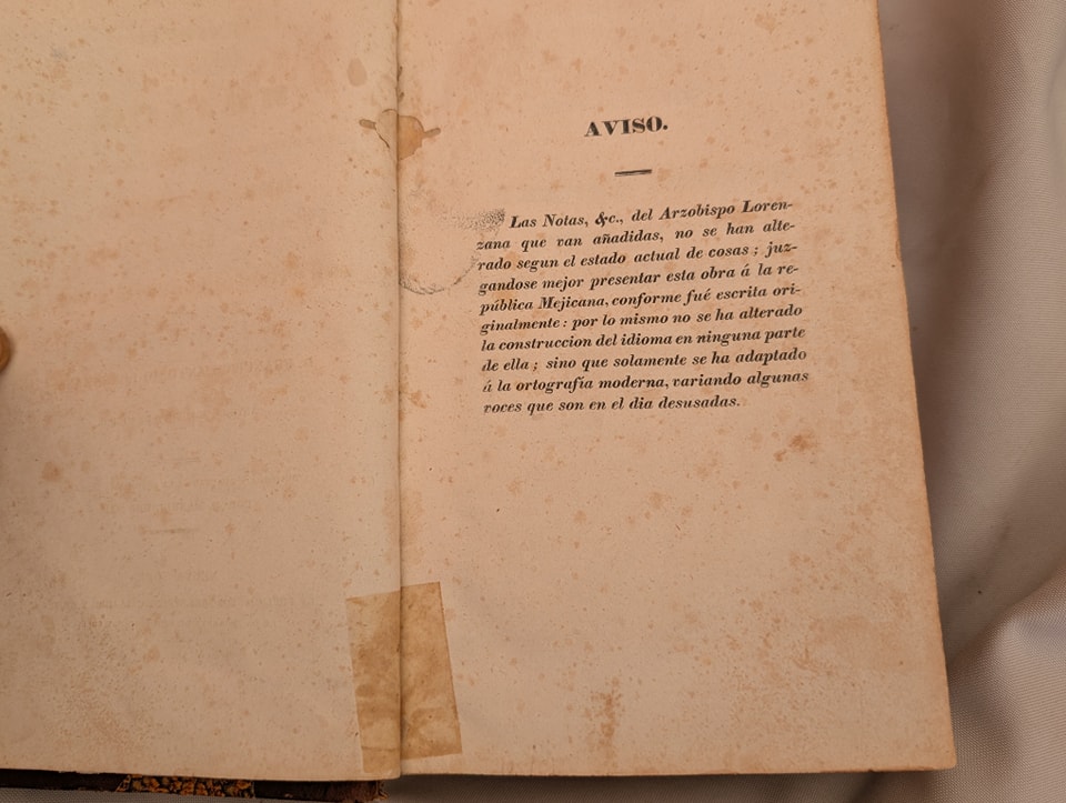 HERNAN CORTES - HISTORIA DE MEJICO 1828