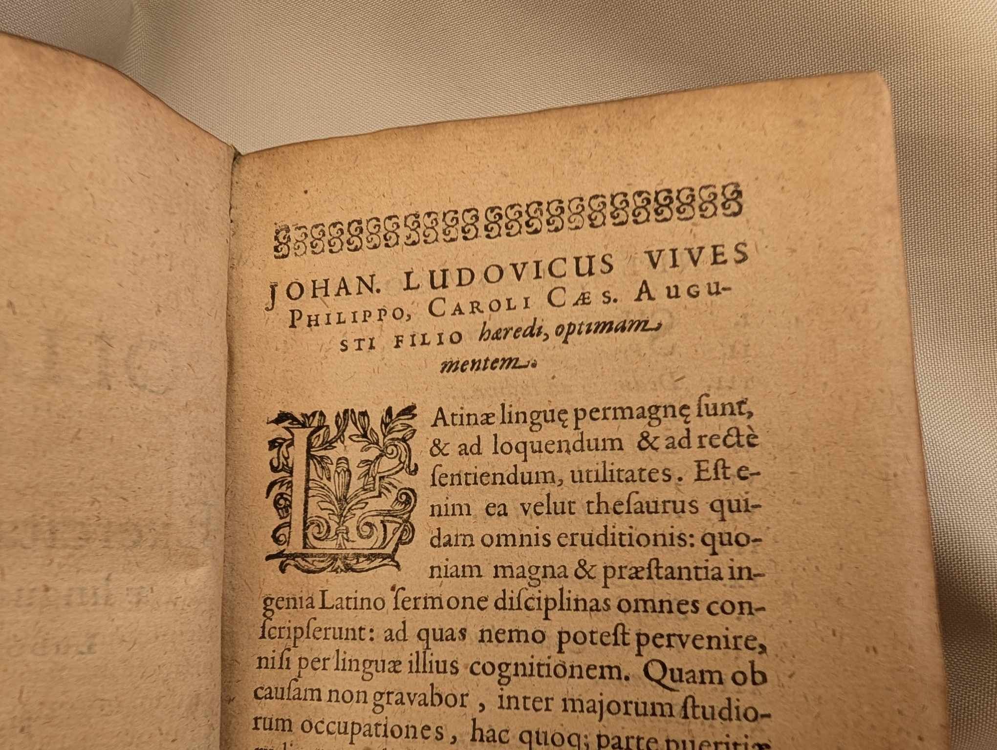 JUAN LUIS VIVES - PURITIAE ET ADOLESCENTIAE 1618