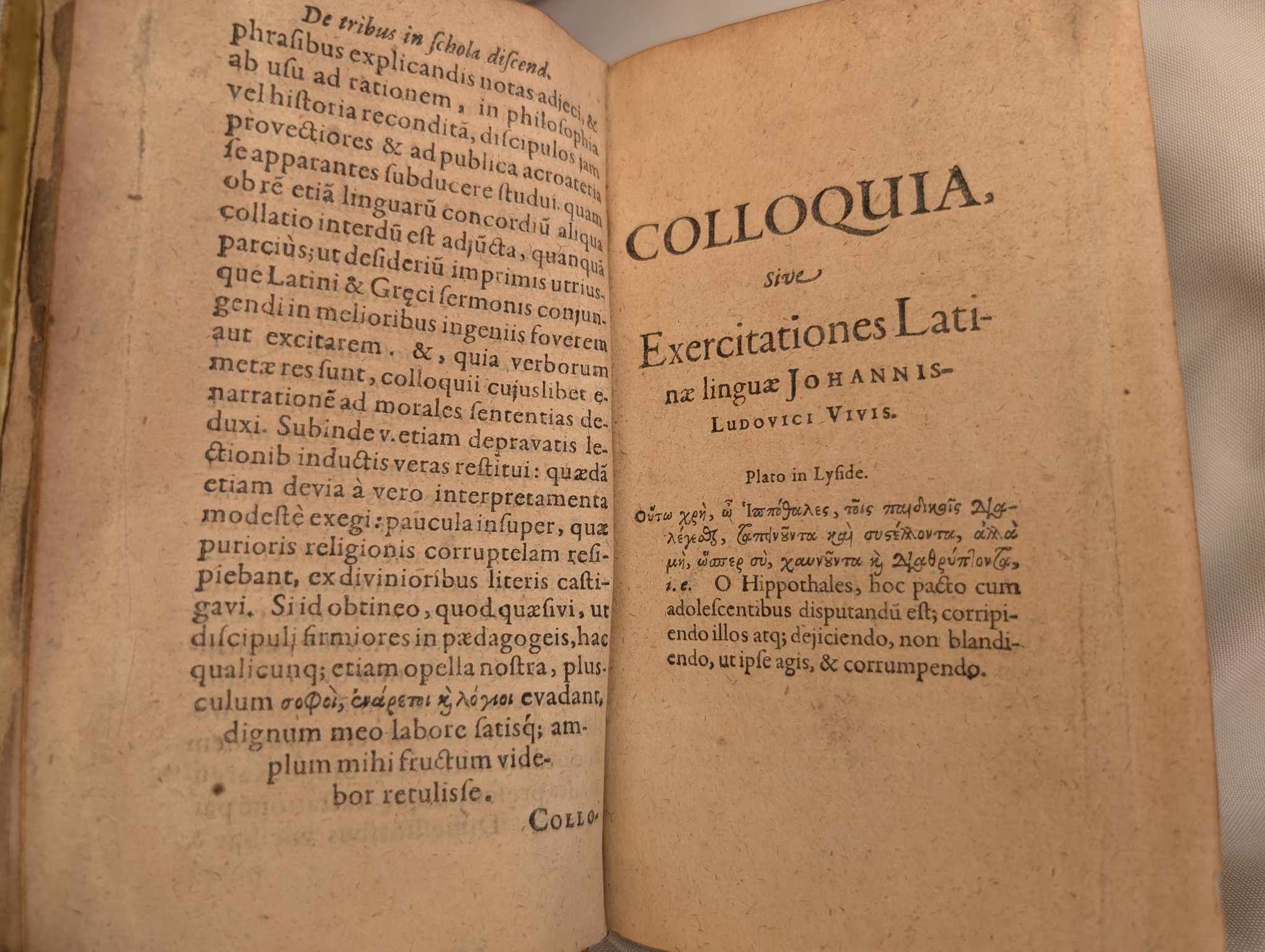 JUAN LUIS VIVES - PURITIAE ET ADOLESCENTIAE 1618