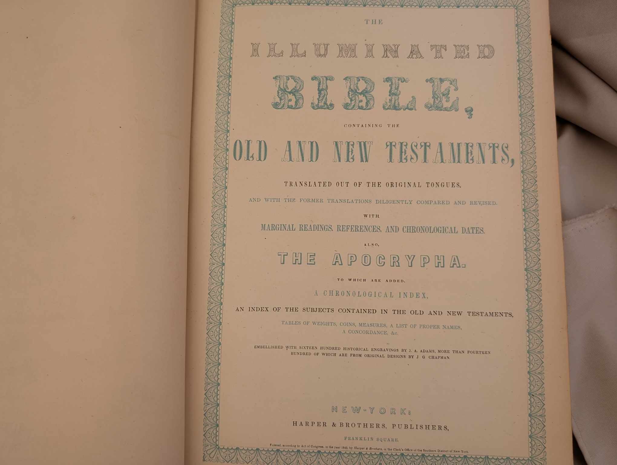 The Illuminated Bible 1846.