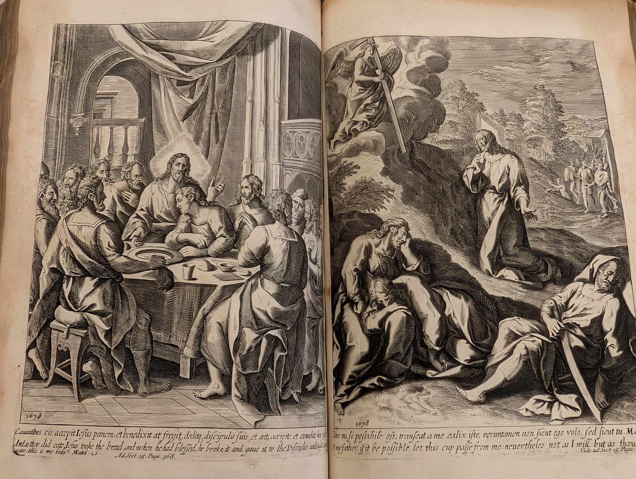 HISTORIA DE LA VIDA Y MUERTE DE JESUS & APOSTOLES 1678