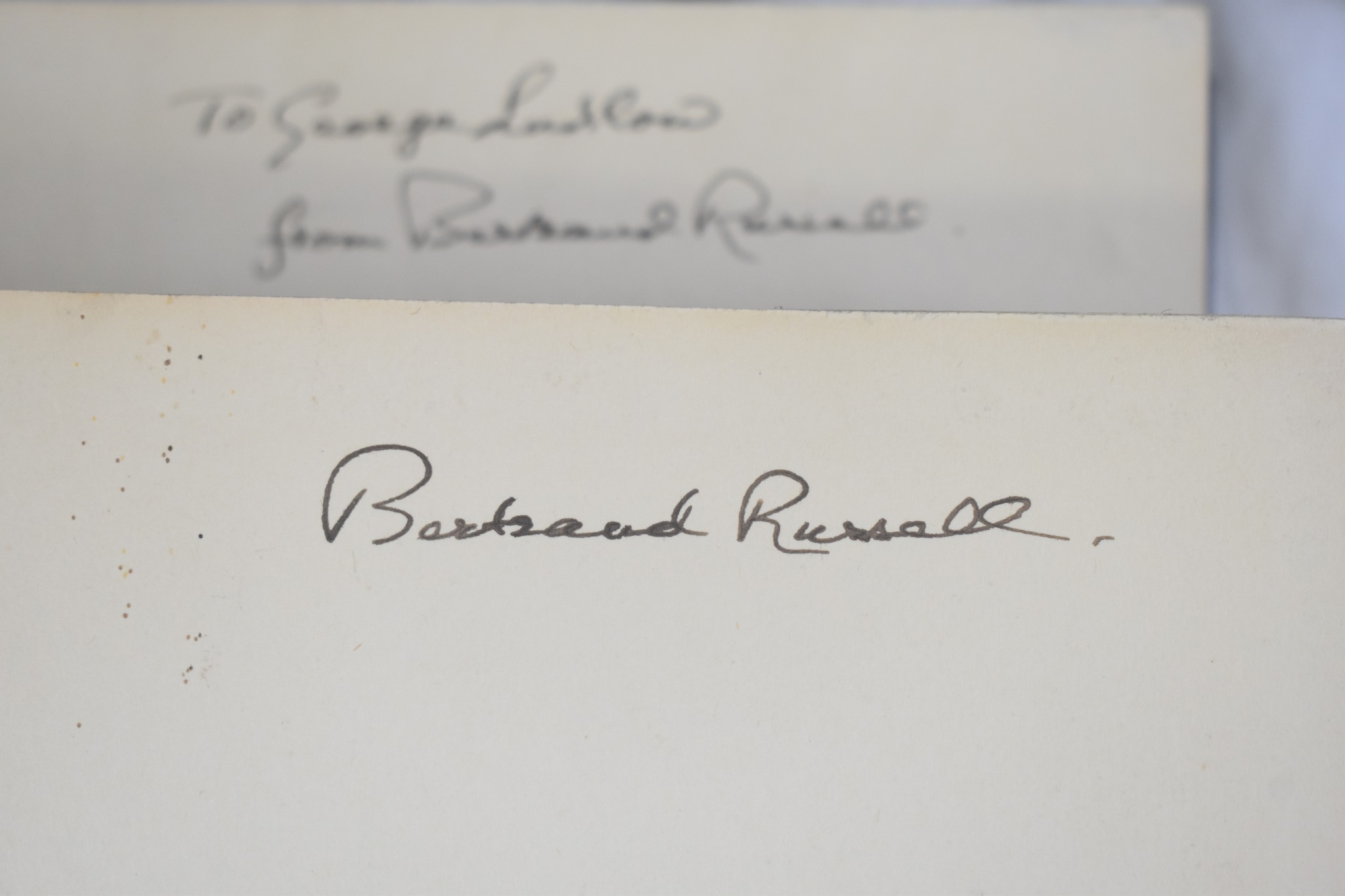 BERTRAND RUSSELL - PRINCIPIA MATHEMATICA. FIRMADO