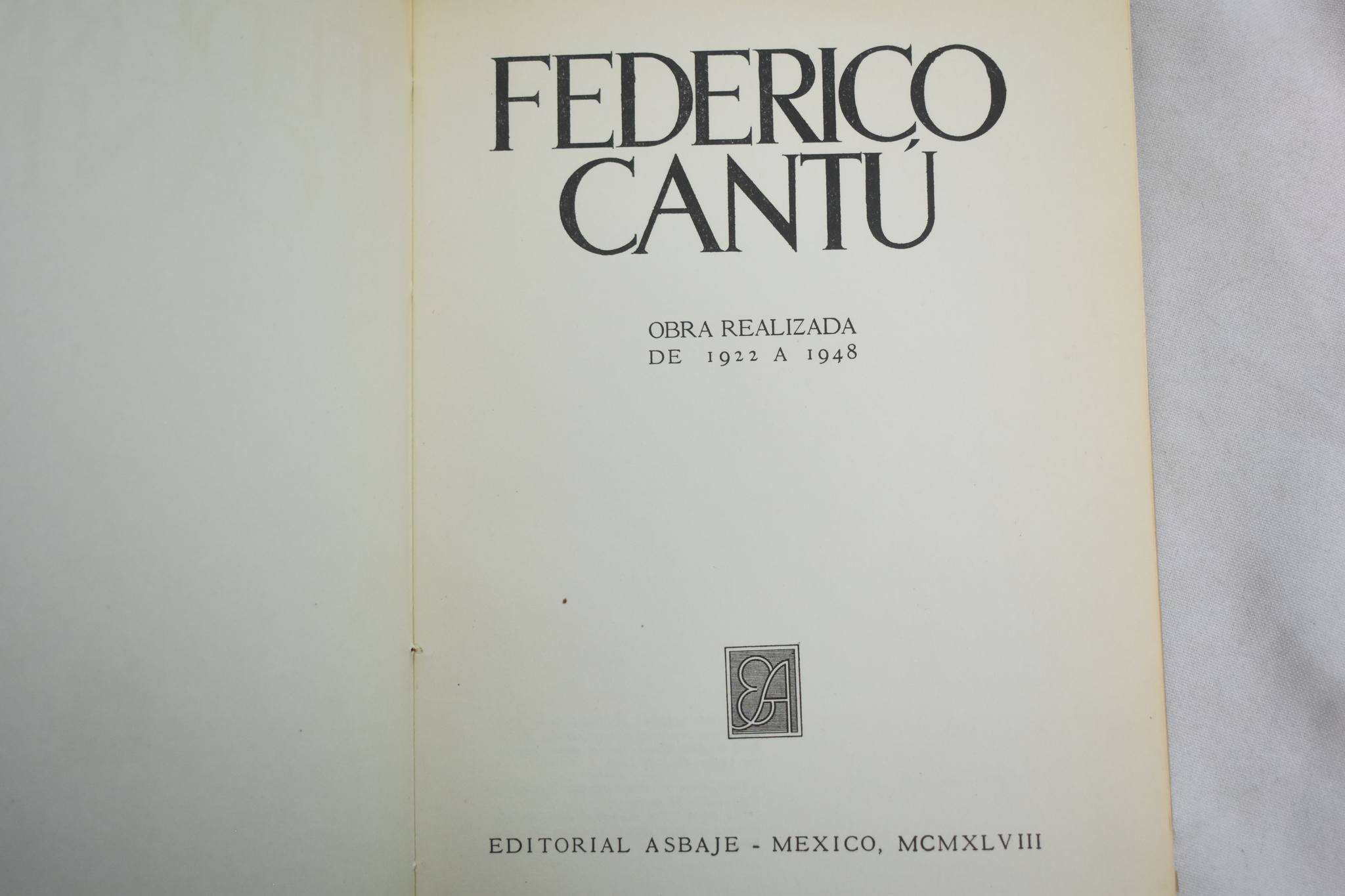 FEDERICO CANTÚ - GRABADO 1948