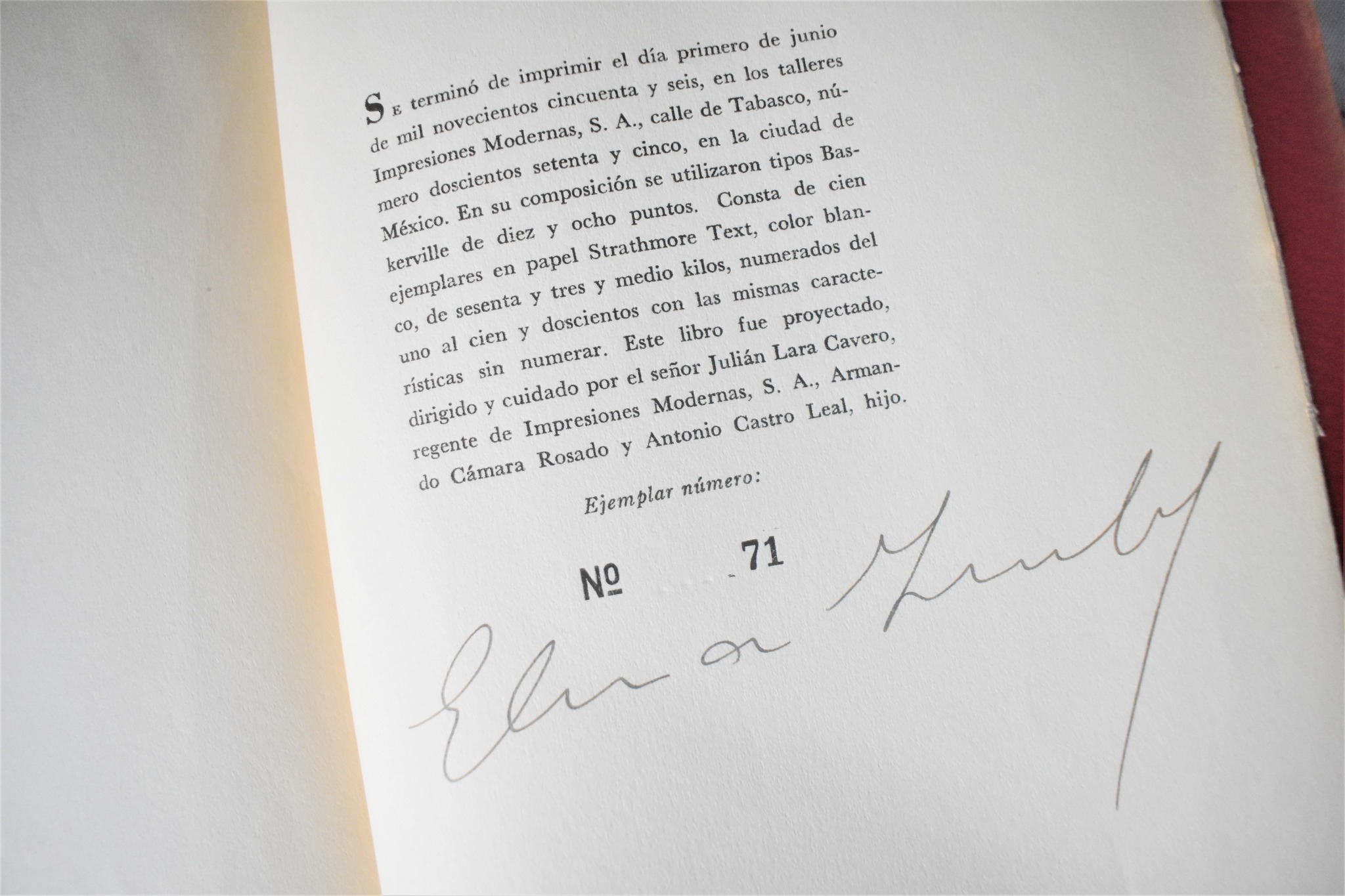 ELENA CUSI IMHOFF - SOBRE LA PIEDRA. 100 EJEMPLARES