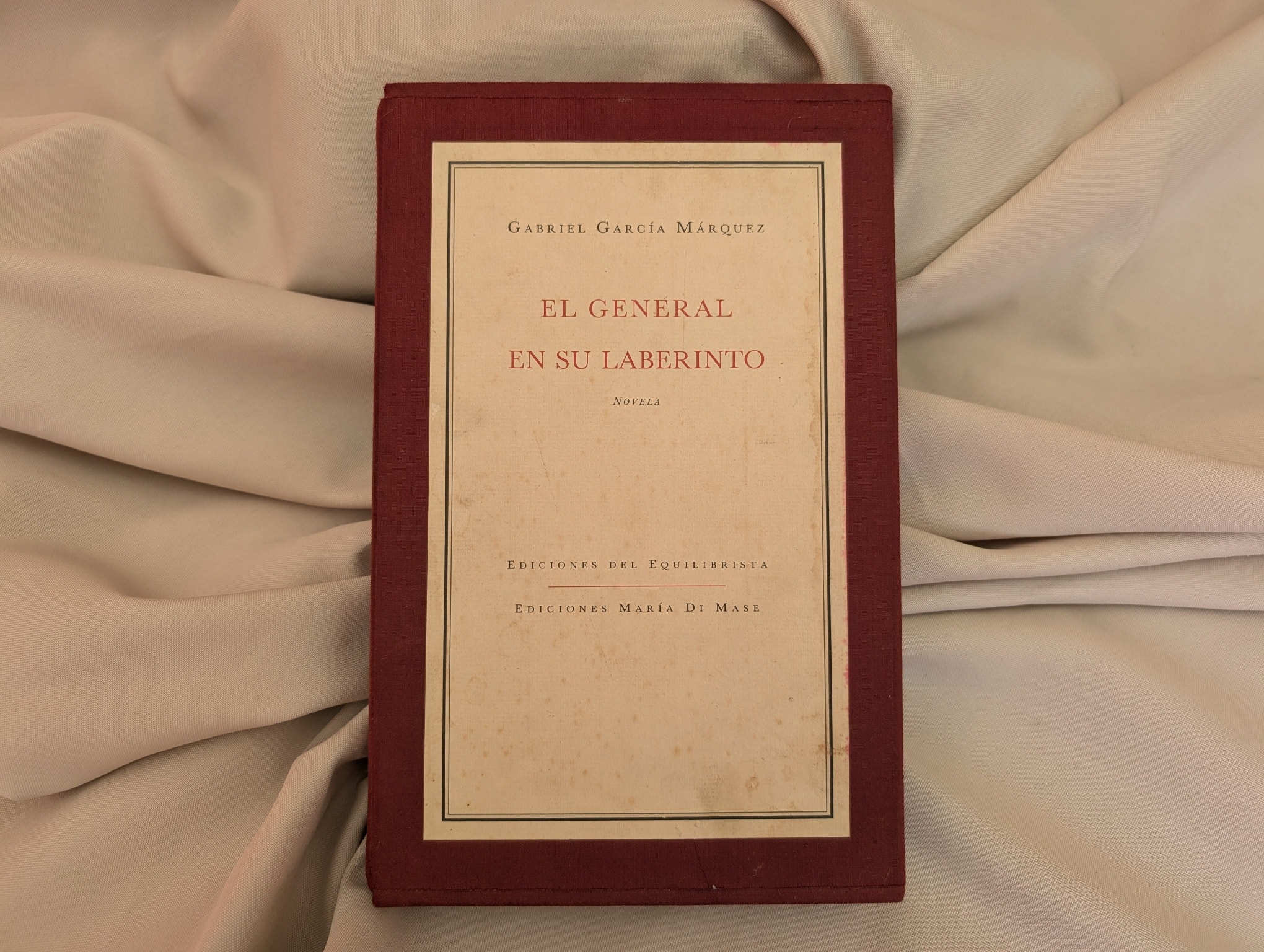 GABRIEL GARCIA MARQUEZ EL GENERAL EN SU LABERINTO - FIRMADO