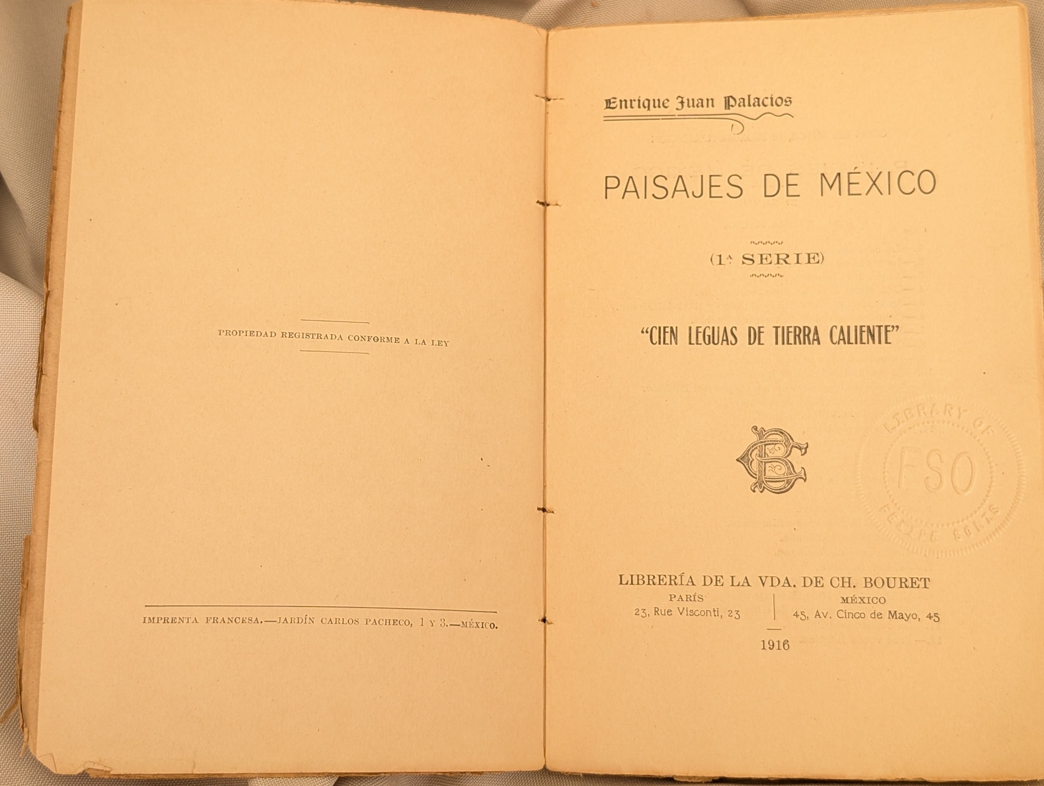 ENRIQUE JUAN PALACIOS PAISAJES DE MÉXICO 