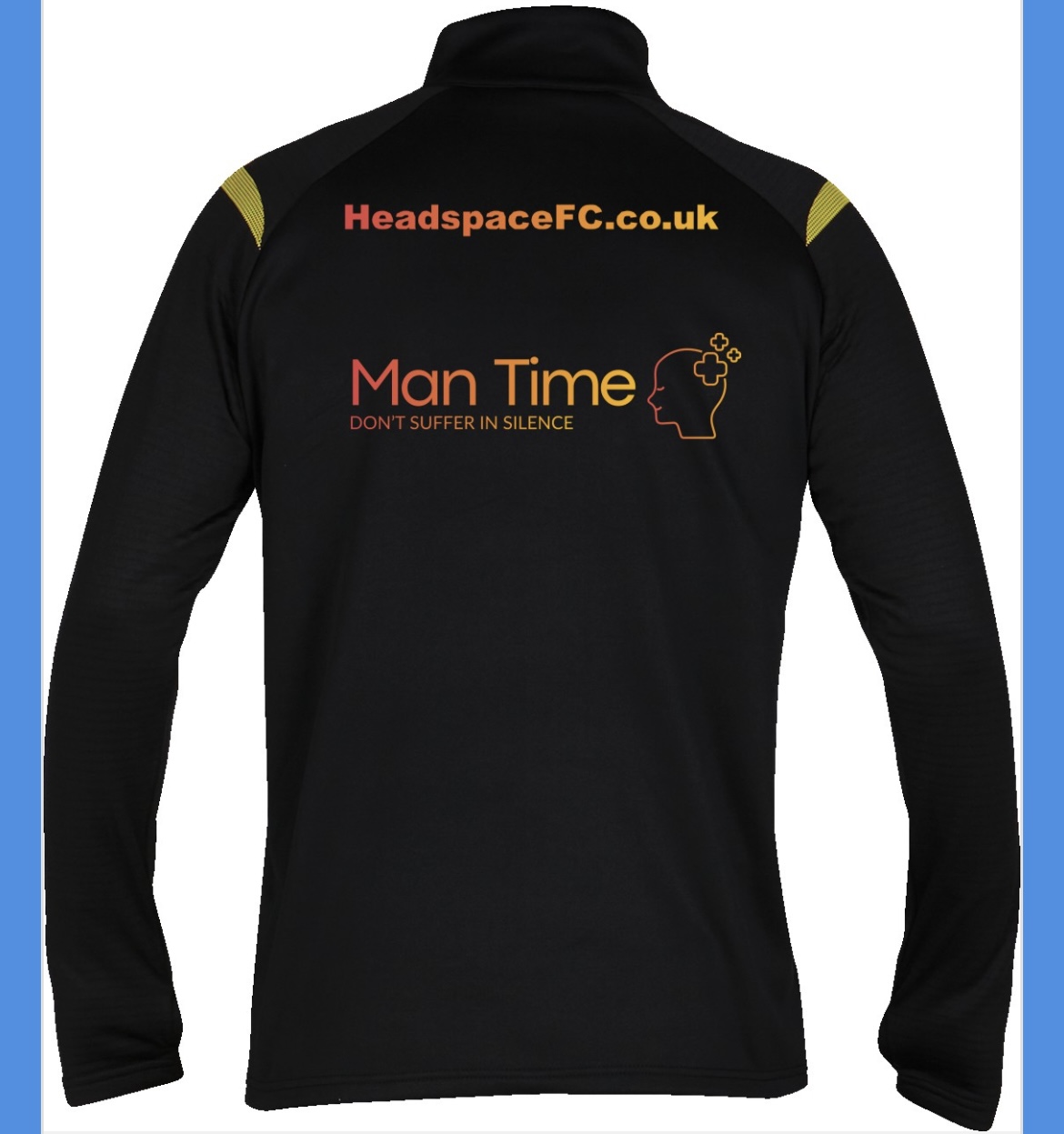 Headspace FC Black 1/4 Zip Training Top