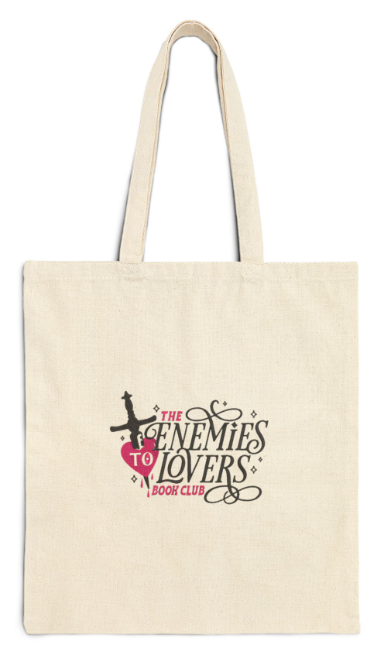 Enemies to Lovers Book Club Embroidered Tote Bag