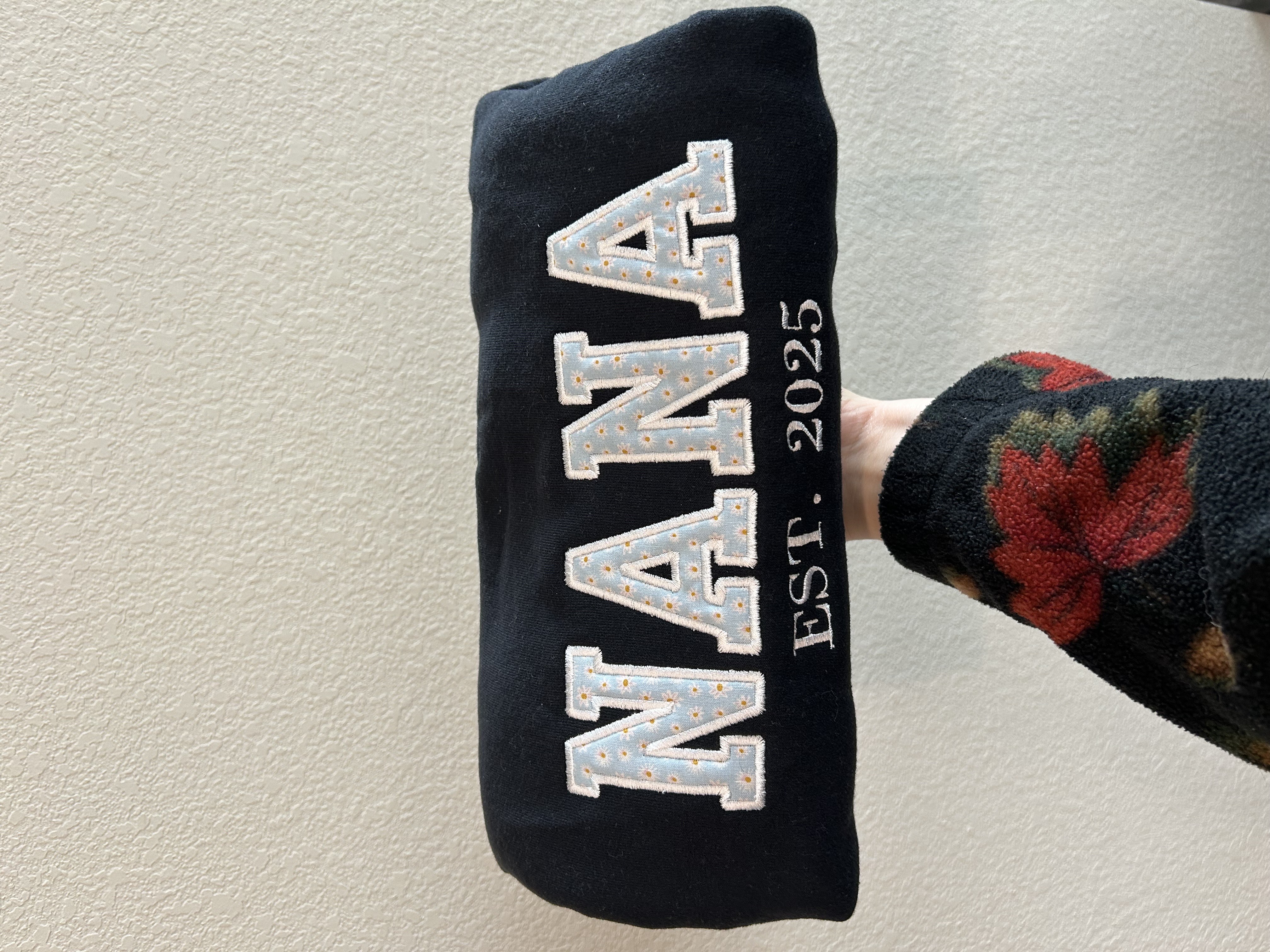 Embroidered one-of-a-kind Family Keepsake Sweatshirt