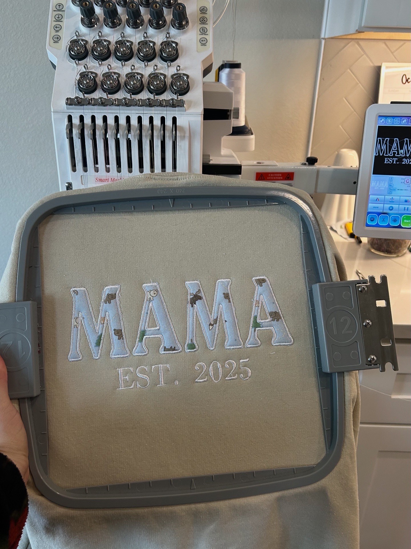 Embroidered one-of-a-kind Family Keepsake Sweatshirt