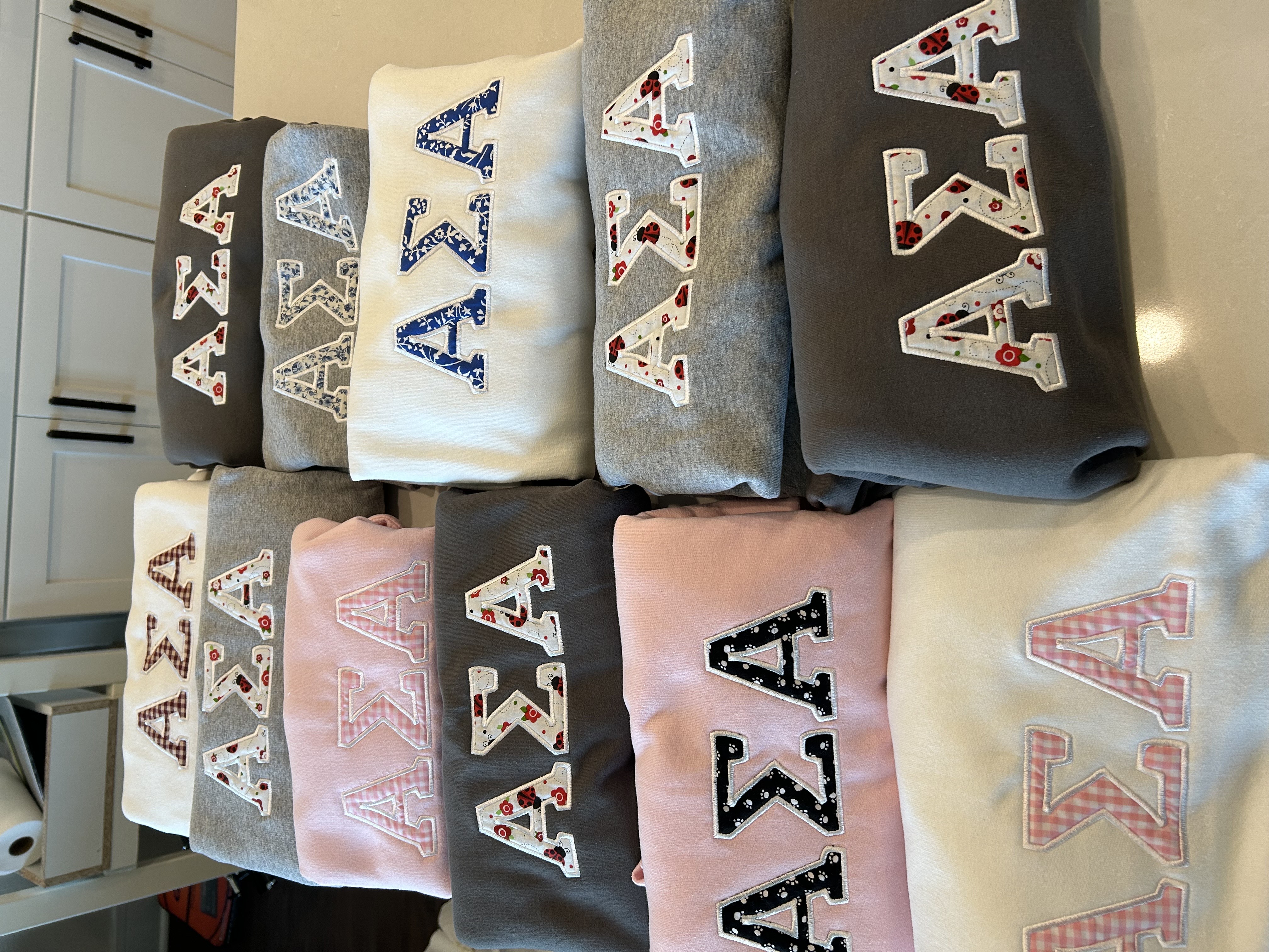 Custom Greek Letters Sorority Sweatshirt